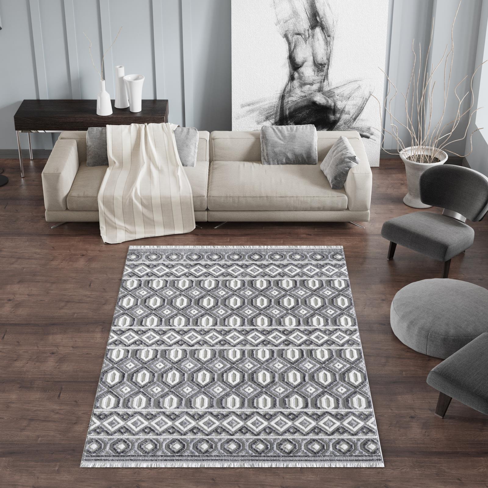 Milos ML02 Gray Area Rug — view 2