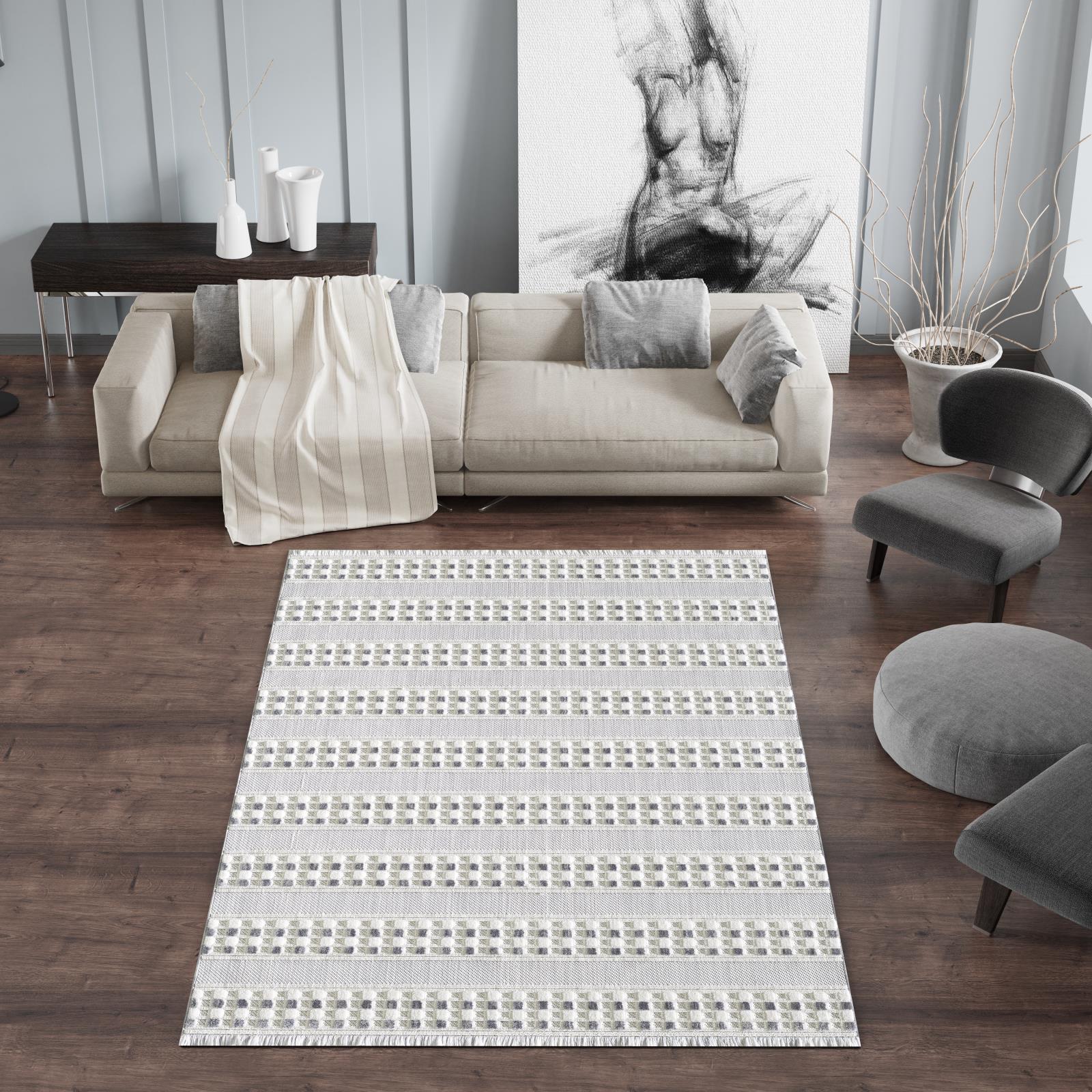 Milos ML03 Light Gray Area Rug — view 2