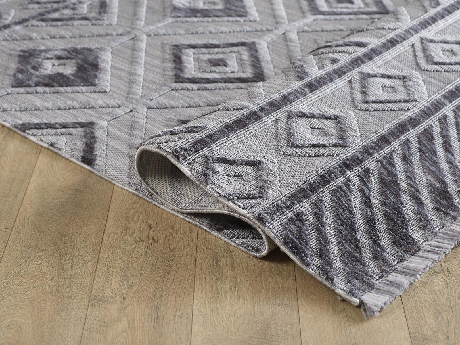 Milos ML05 Dark Gray Area Rug — view 4