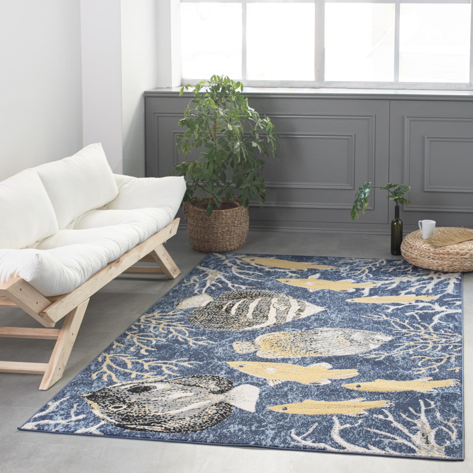 Lela LL16 Blue Area Rug — view 6