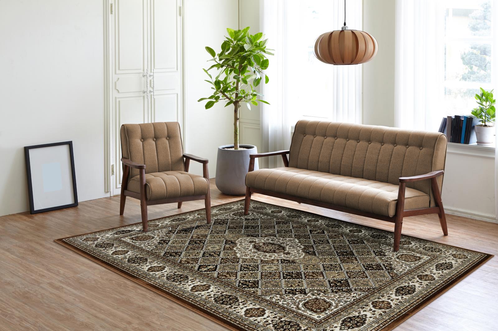 Prime PE18 Brown Area Rug — view 5