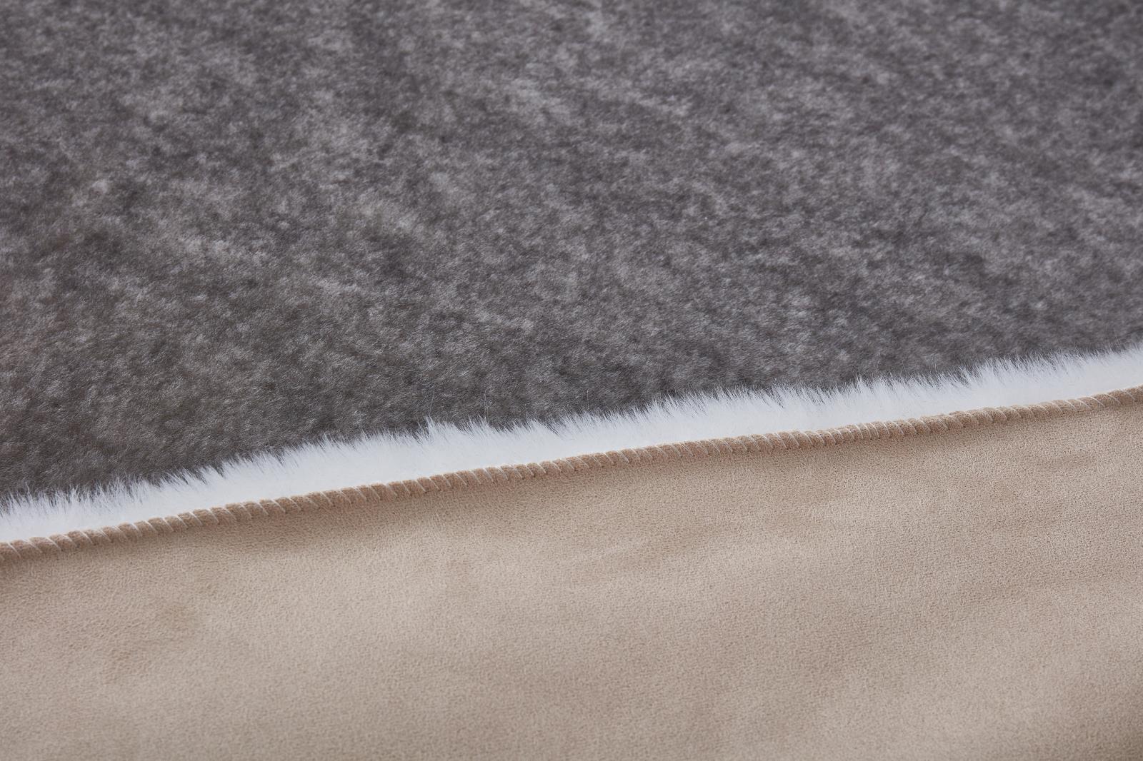 Amore AO03 Gray Shag Rug — view 3