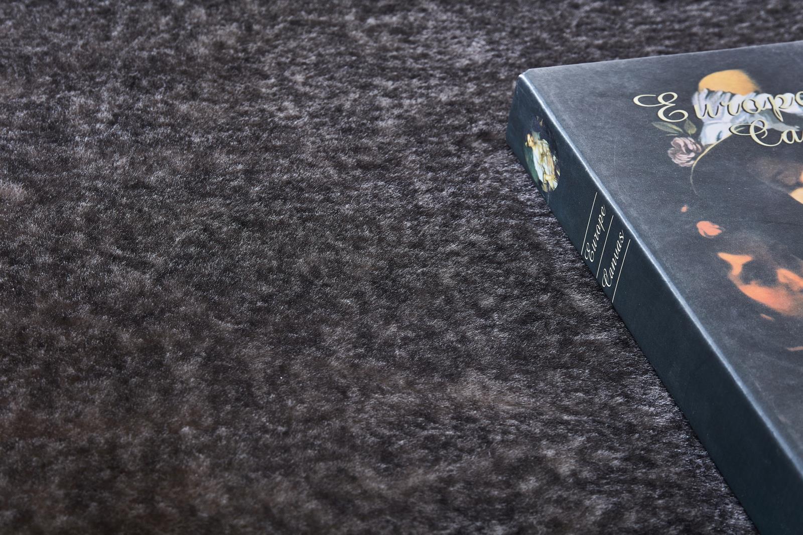 Amore AO01 Black Shag Rug — view 3