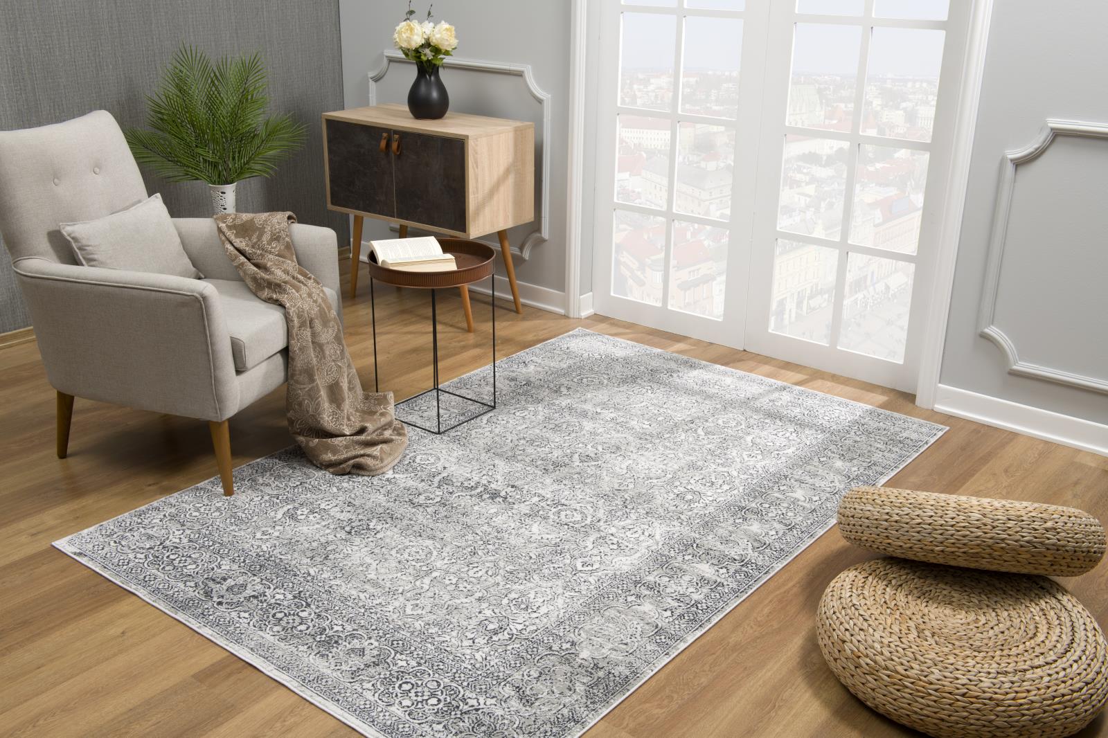 Christian CY09 Gray Area Rug — view 8