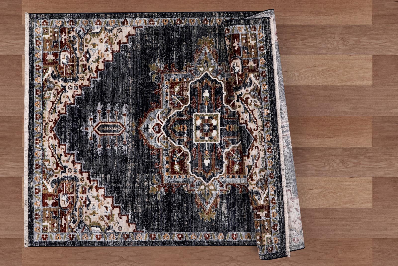 Ana AA10 Charcoal Area Rug — view 3
