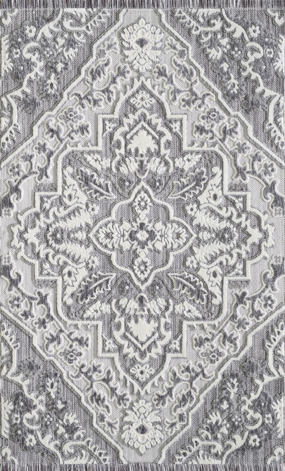 Milos ML07 Gray Area Rug