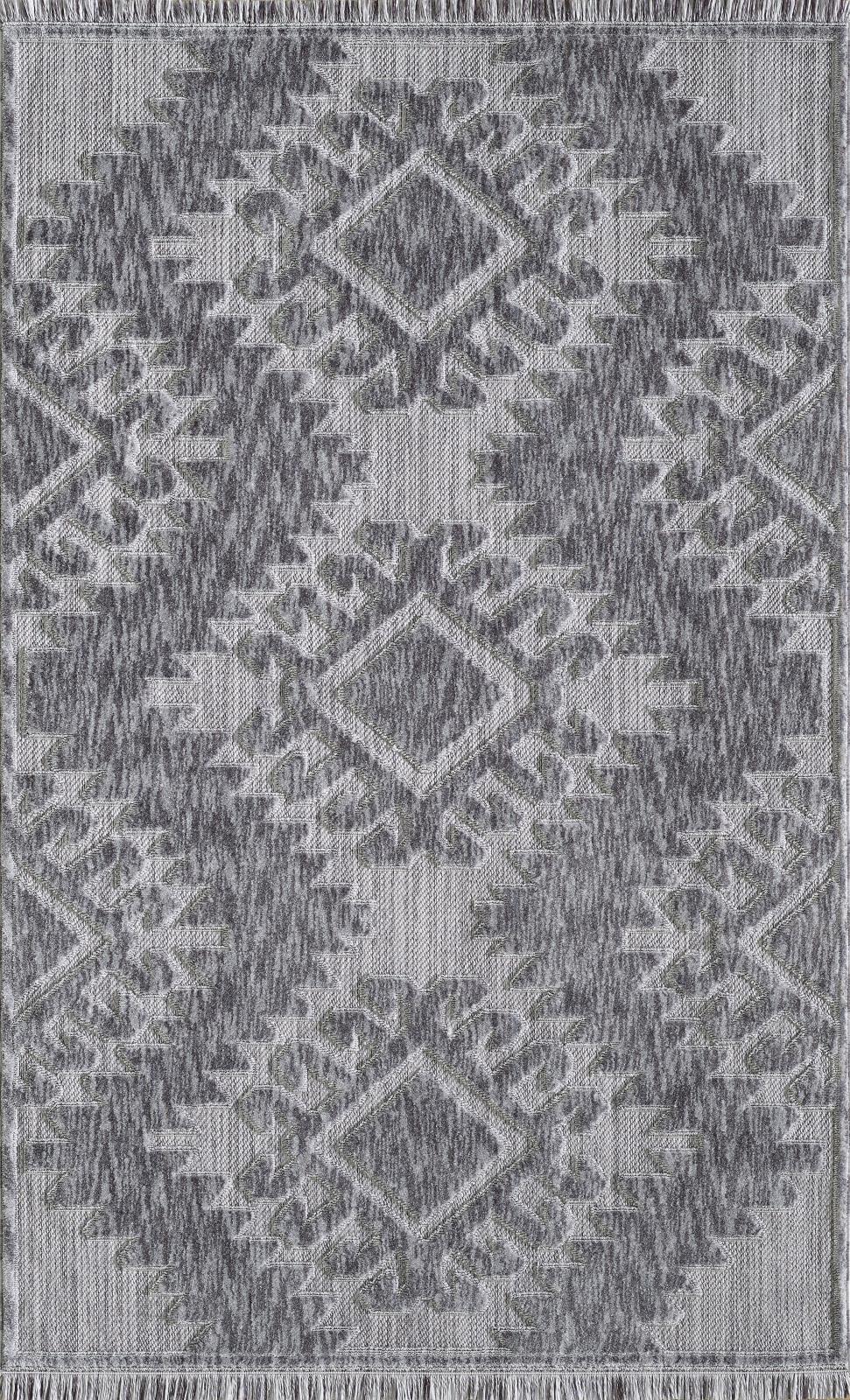 Milos ML09 Gray Area Rug