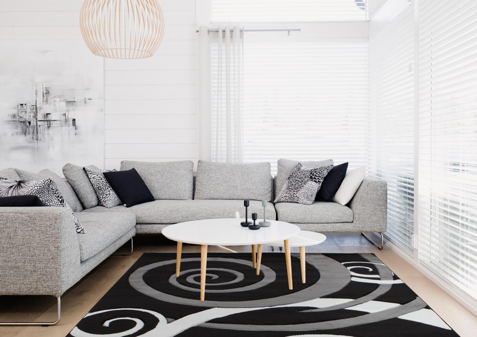 Orelsi OR03 Black Area Rug — view 3