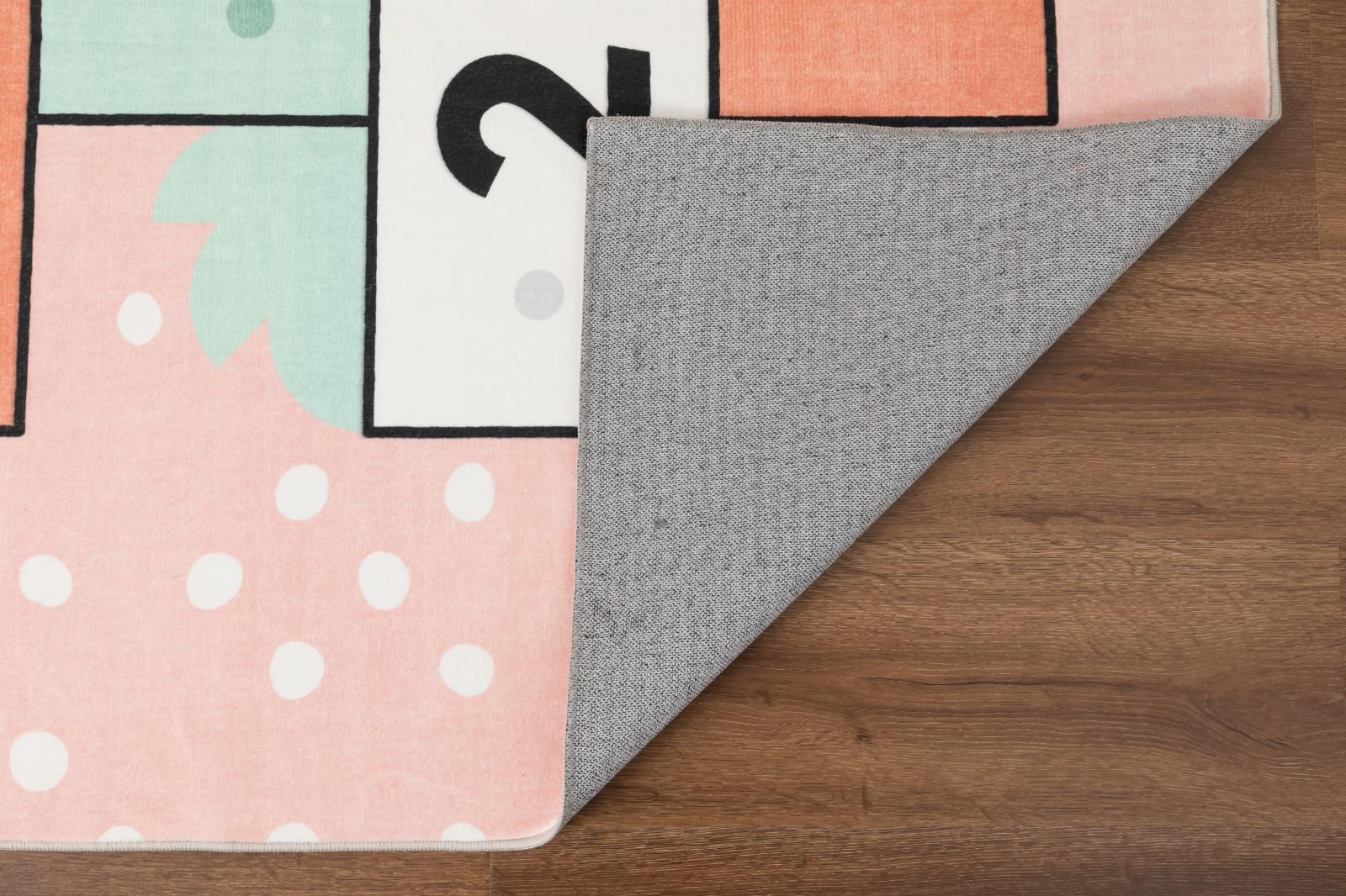 Kids KR01 Pink Area Rug — view 5