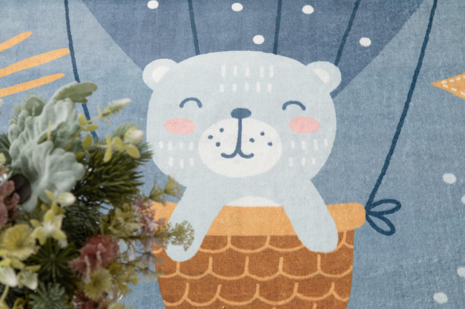 Kids KR02 Blue Area Rug — view 3