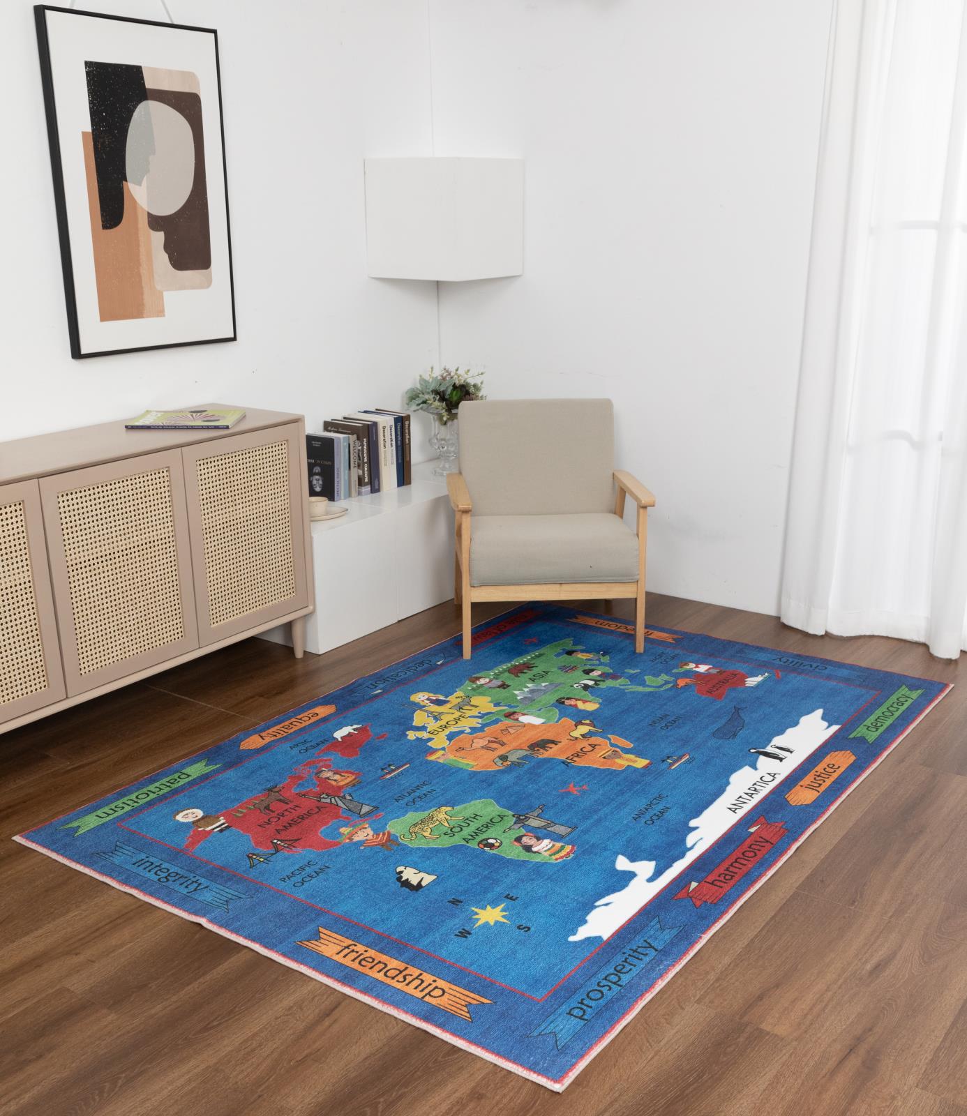 Kids KR07 Multicolor Area Rug — view 6