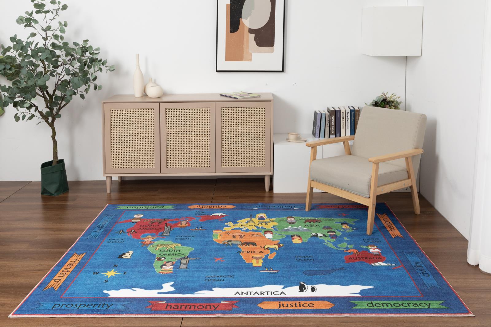 Kids KR07 Multicolor Area Rug — view 5
