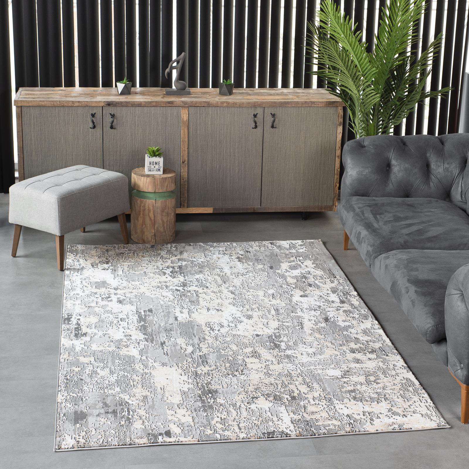 Bowman BM02 Light Gray Area Rug — view 2