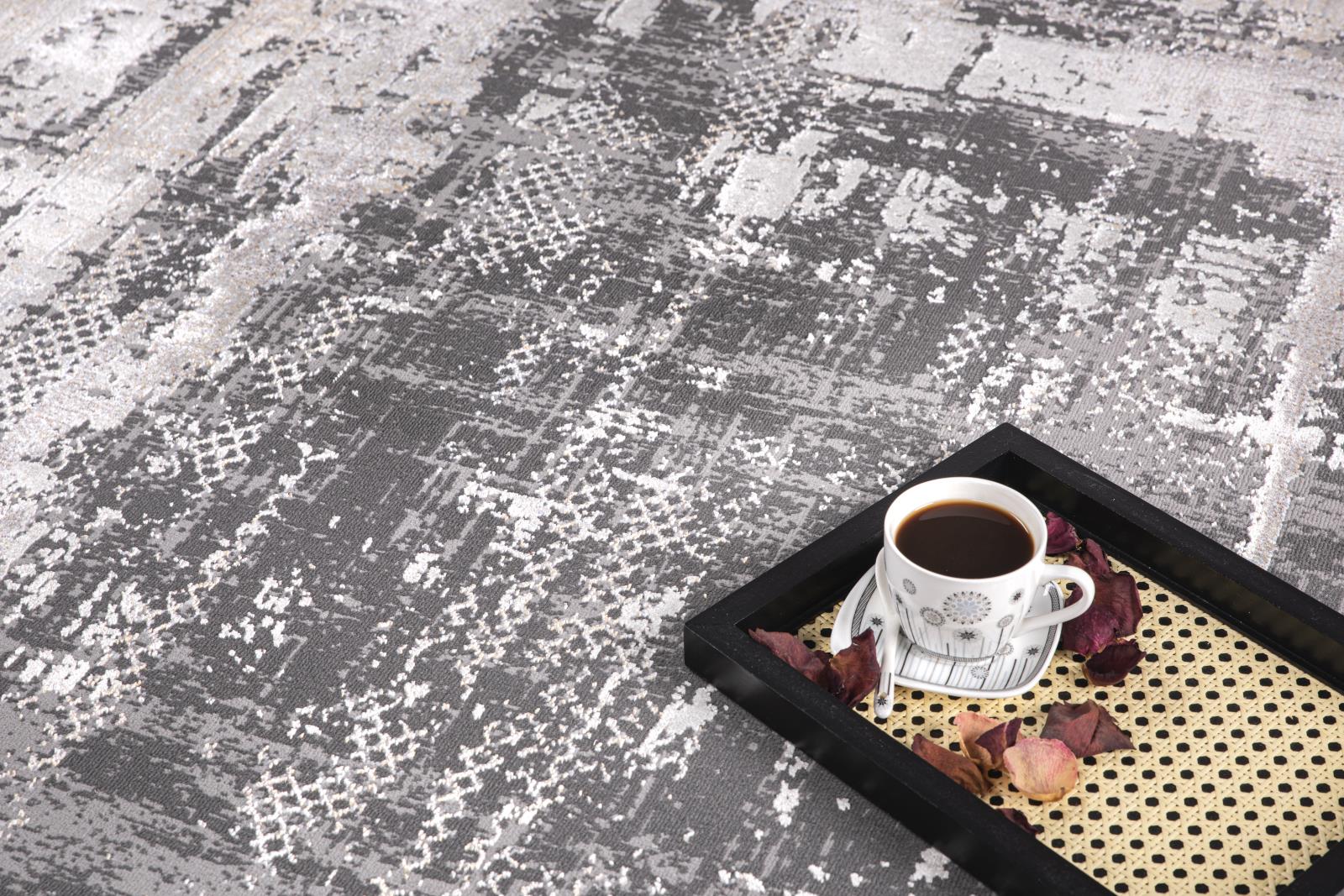 Bowman BM05 Charcoal Gray Area Rug — view 3