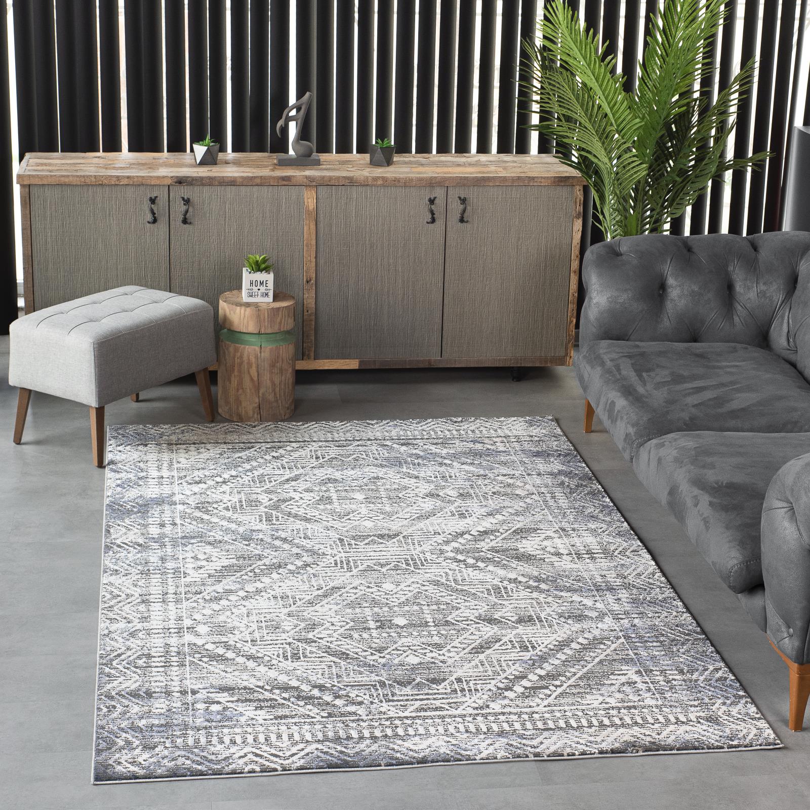 Bowman BM09 Charcoal Gray Area Rug — view 2