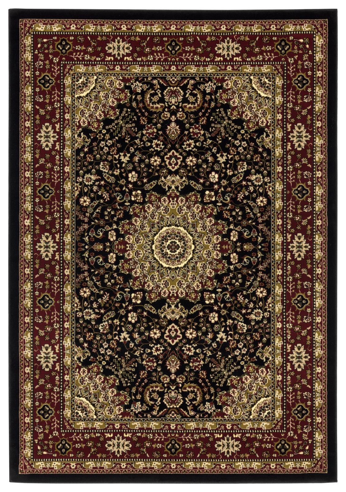 Persian PC17 Black Area Rug