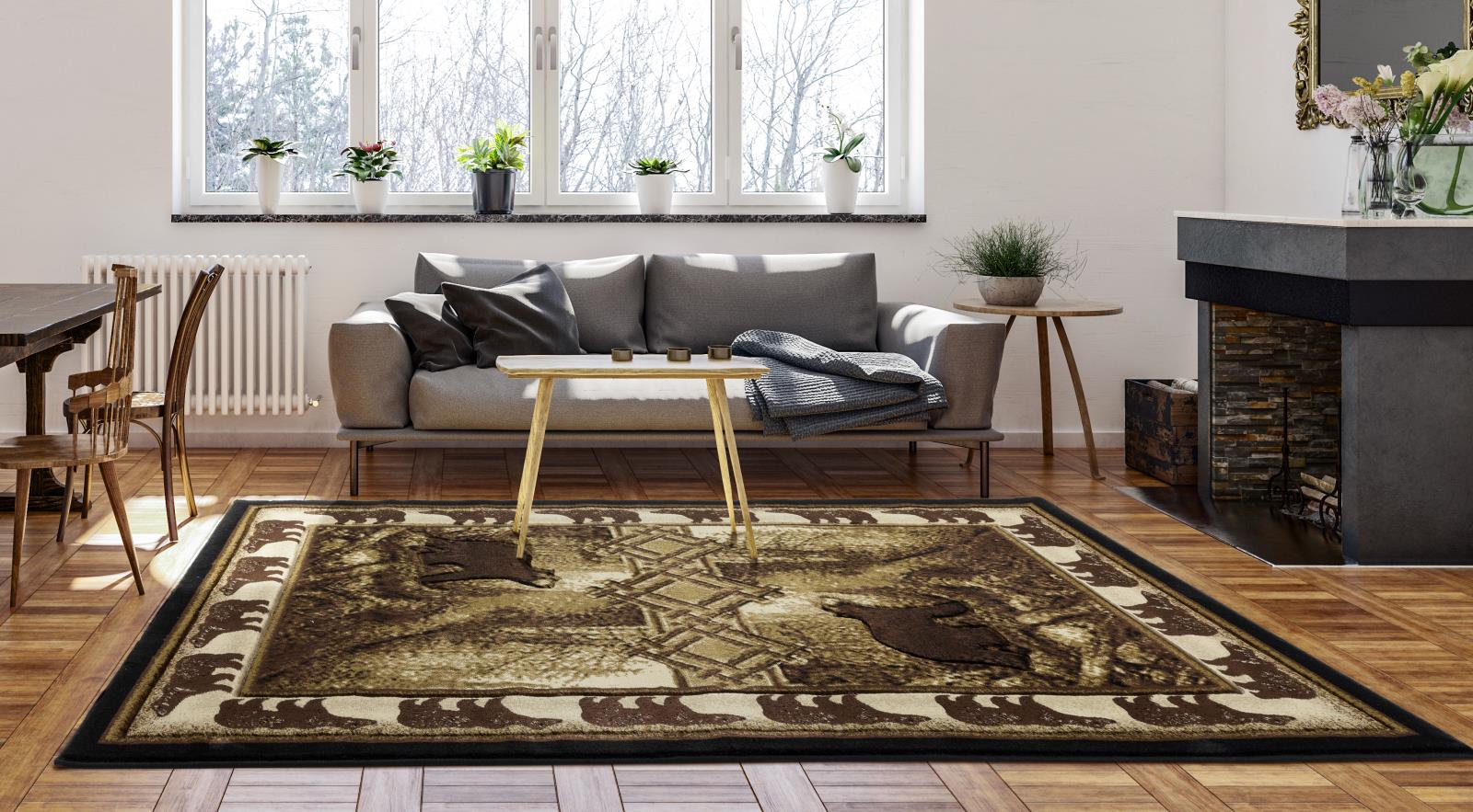 Wildlife WL04 Multicolor Area Rug — view 7