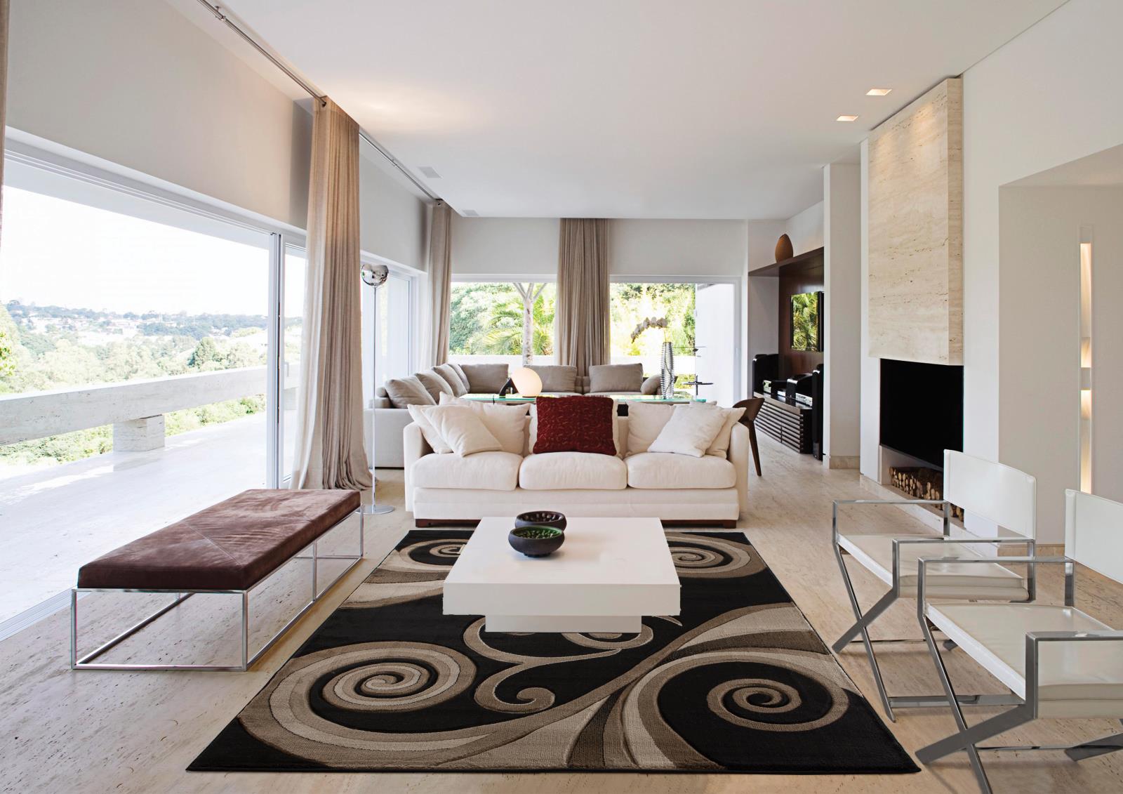 Orelsi OR47 Black Area Rug — view 2