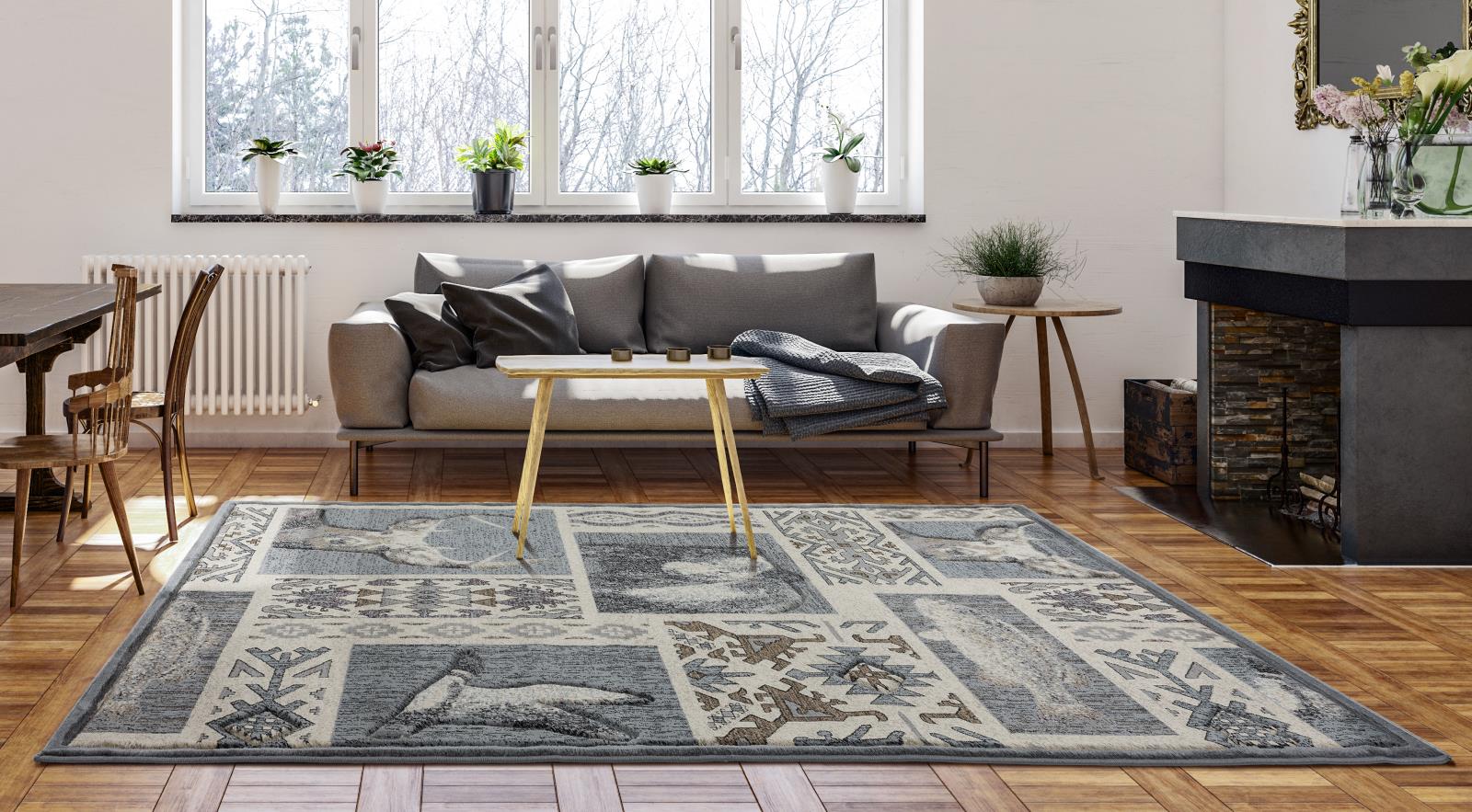 Wildlife WL16 Multicolor Area Rug — view 5