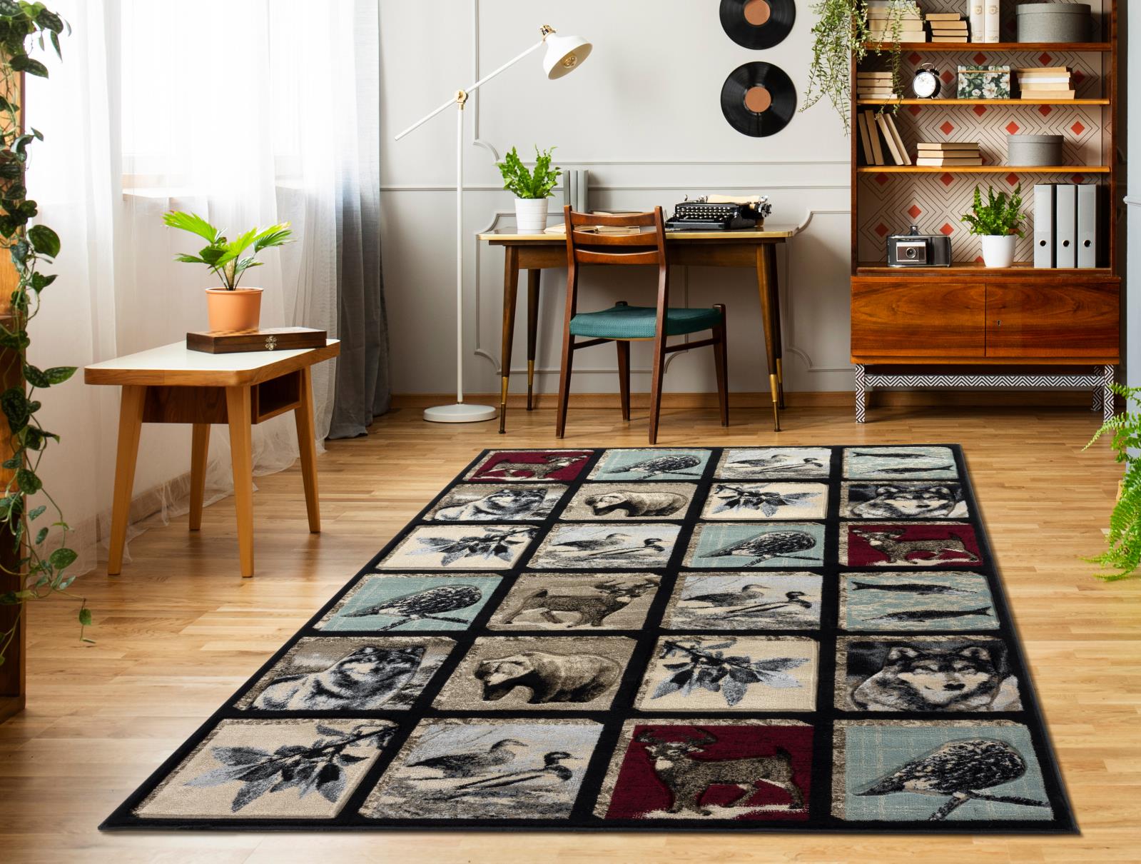 Wildlife WL21 Multicolor Area Rug — view 5