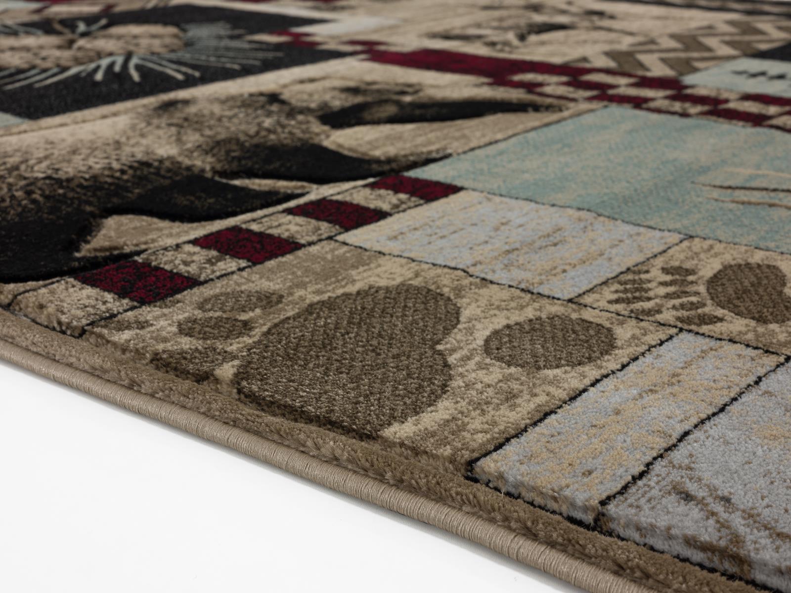 Wildlife WL18 Multicolor Area Rug — view 4