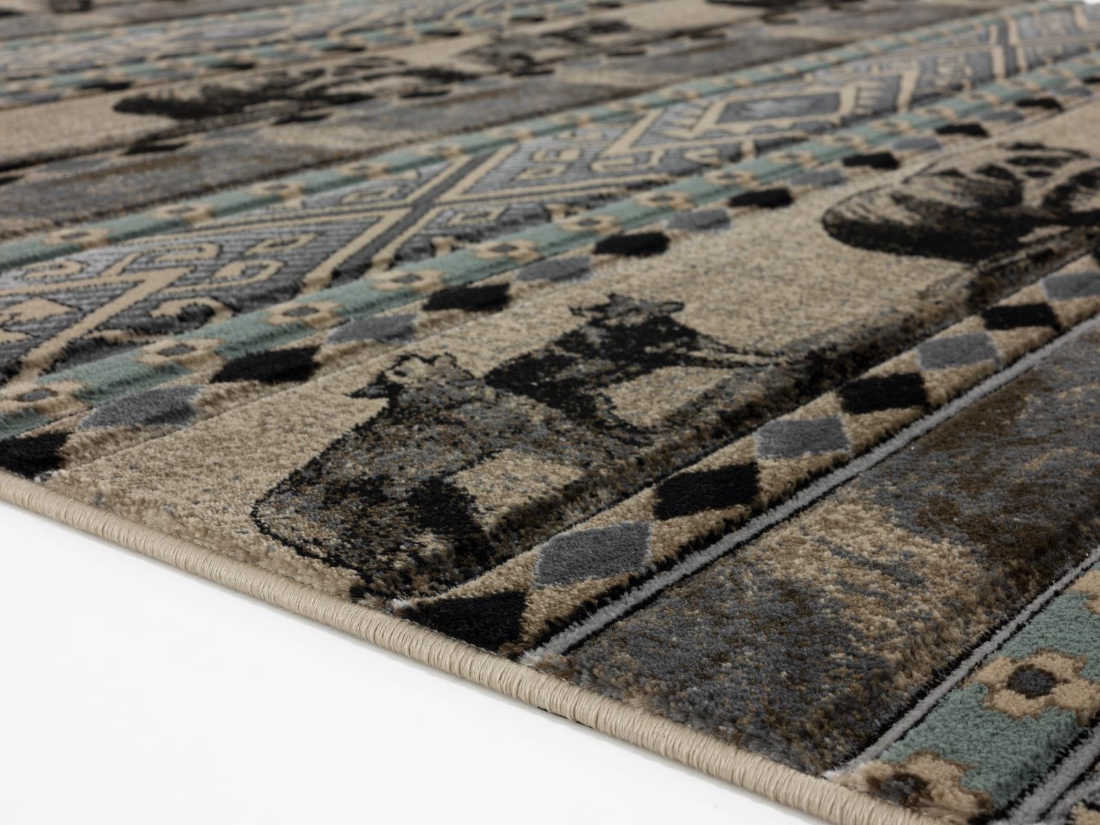 Wildlife WL19 Multicolor Area Rug — view 4