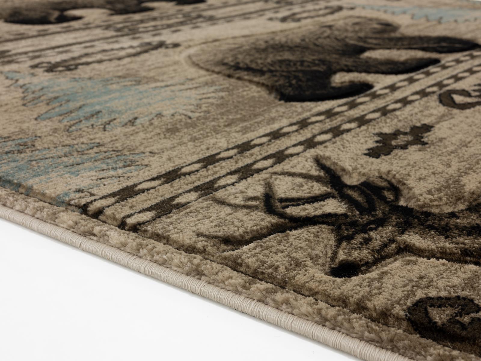 Wildlife WL23 Beige Area Rug — view 4
