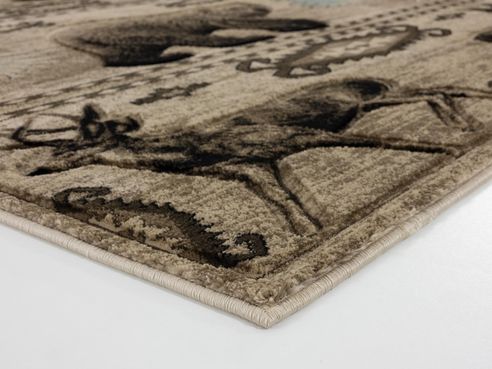 Wildlife WL23 Beige Area Rug — view 3