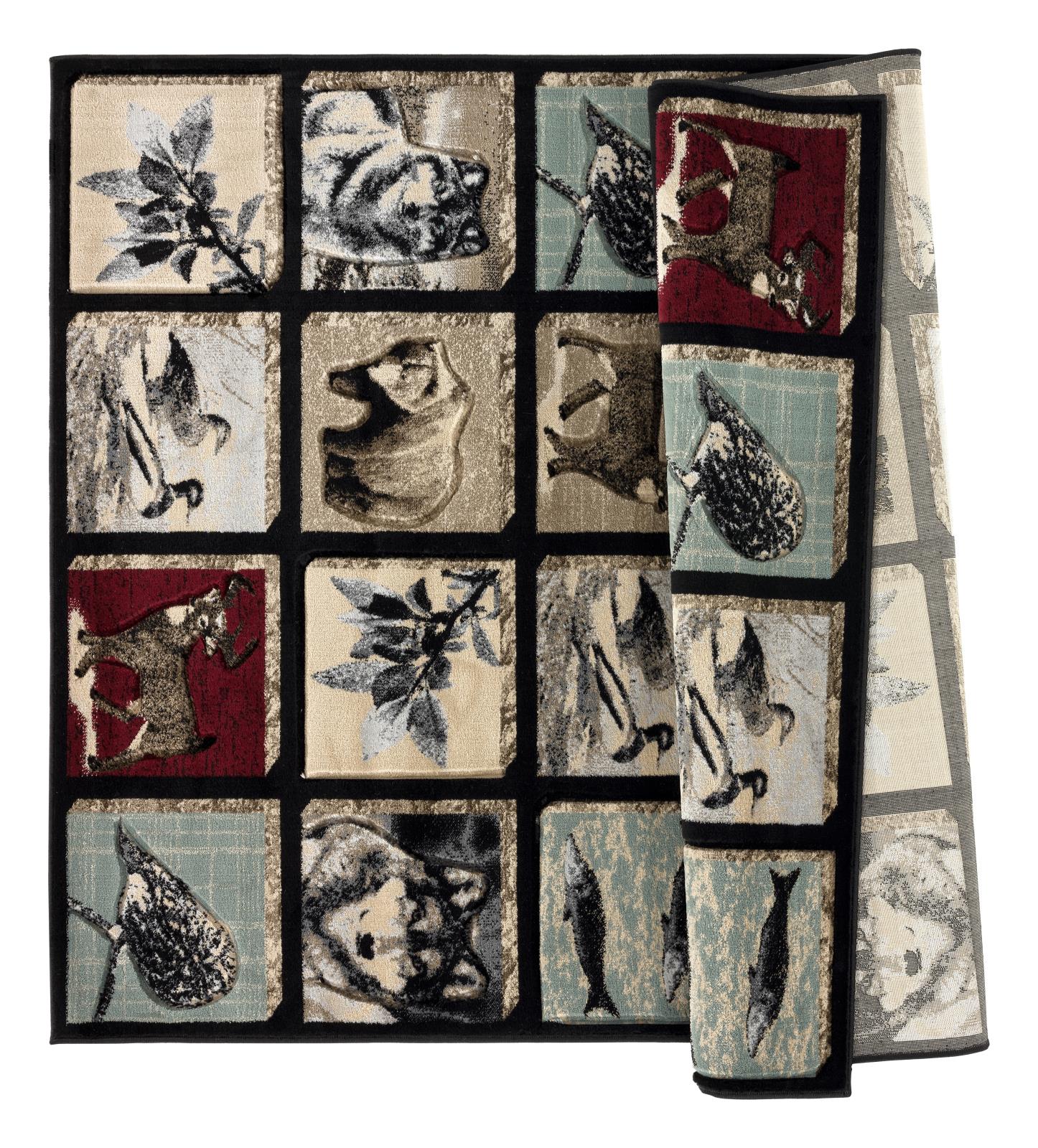 Wildlife WL21 Multicolor Area Rug — view 2