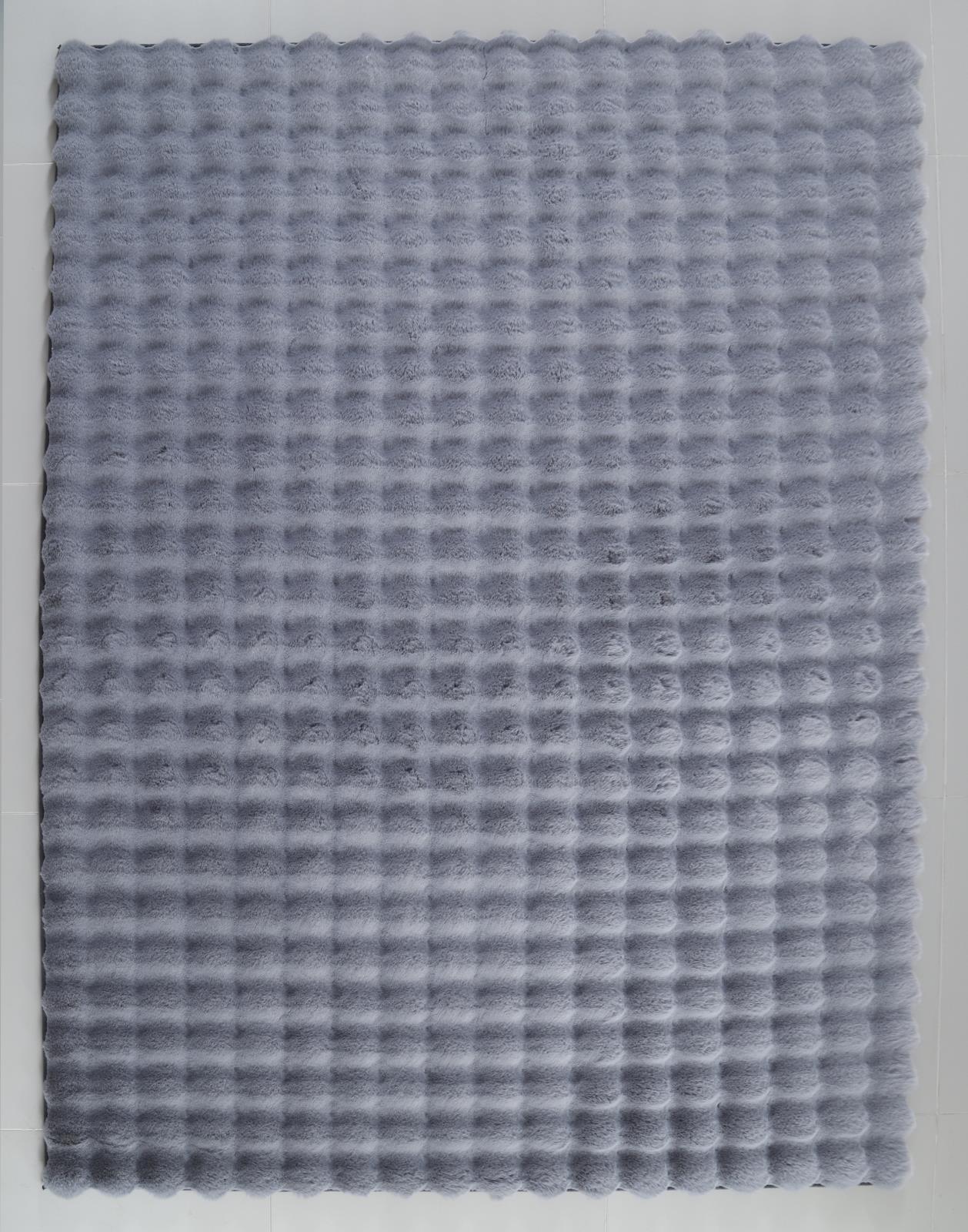 Valencia Fur VF01 Gray Shag Rug — view 2