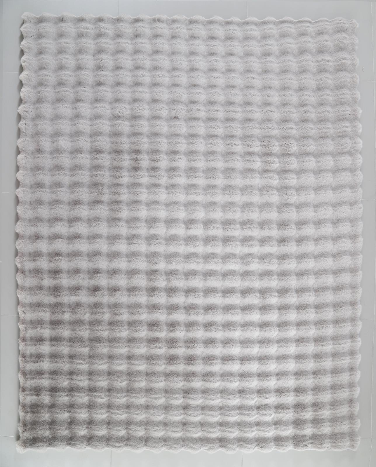 Valencia Fur VF02 Cream Shag Rug — view 5