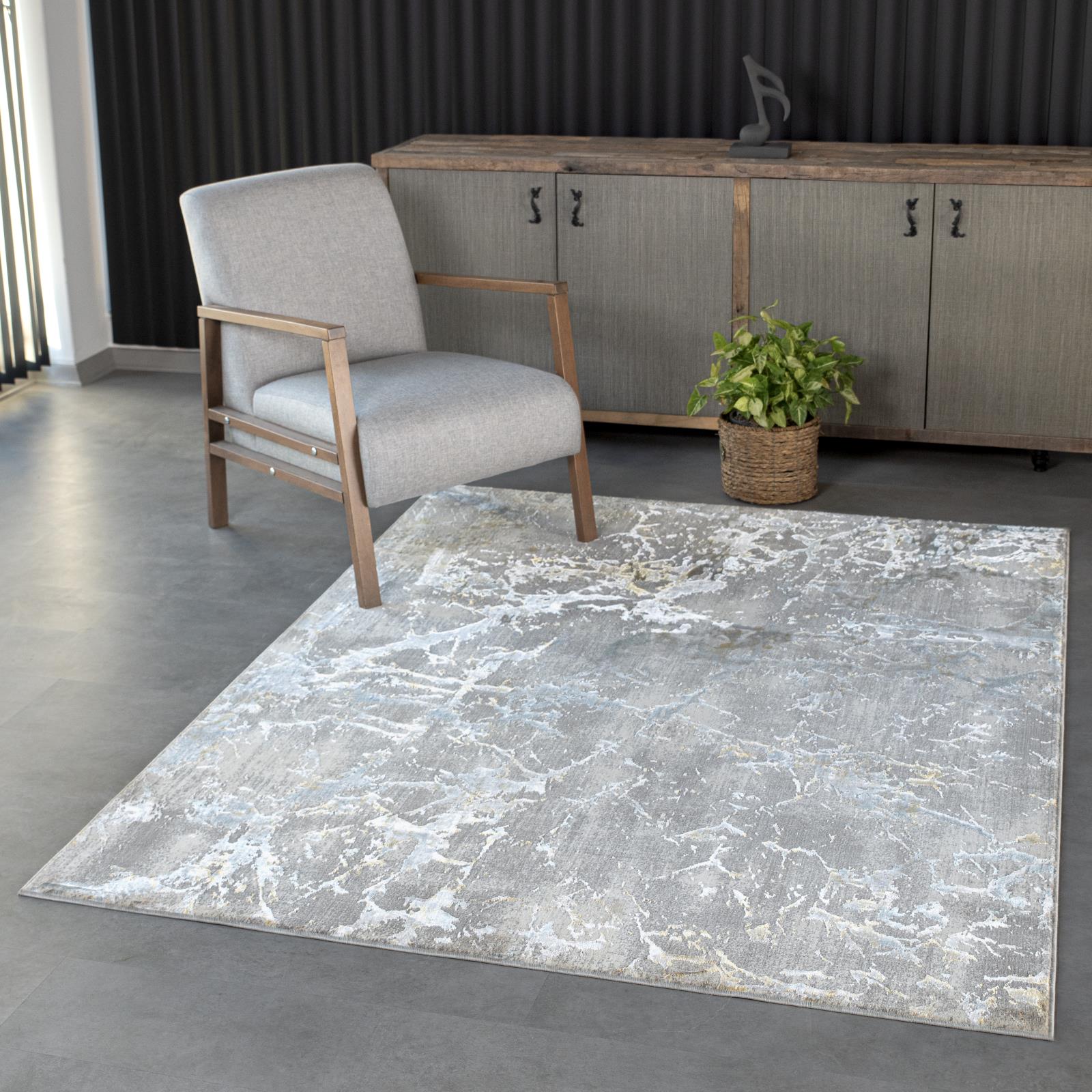 London LD06 Gray Area Rug — view 2
