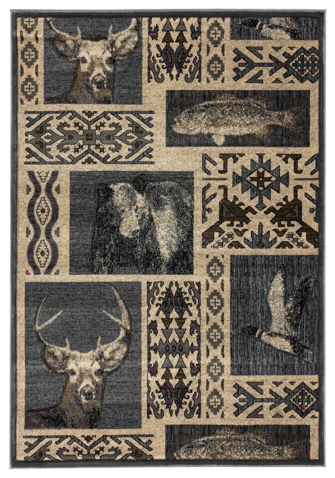 Wildlife WL16 Multicolor Area Rug