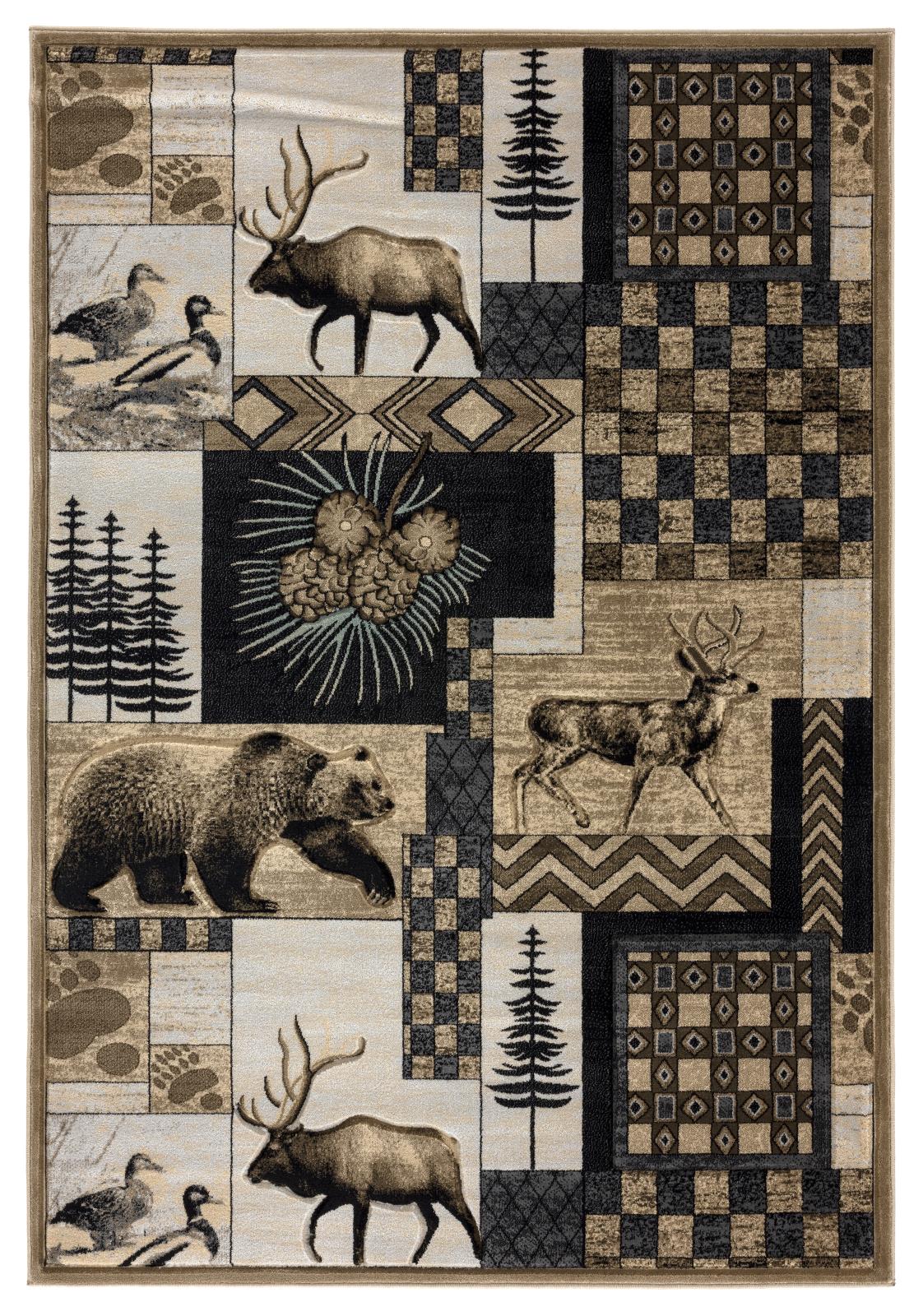 Wildlife WL17 Multicolor Area Rug