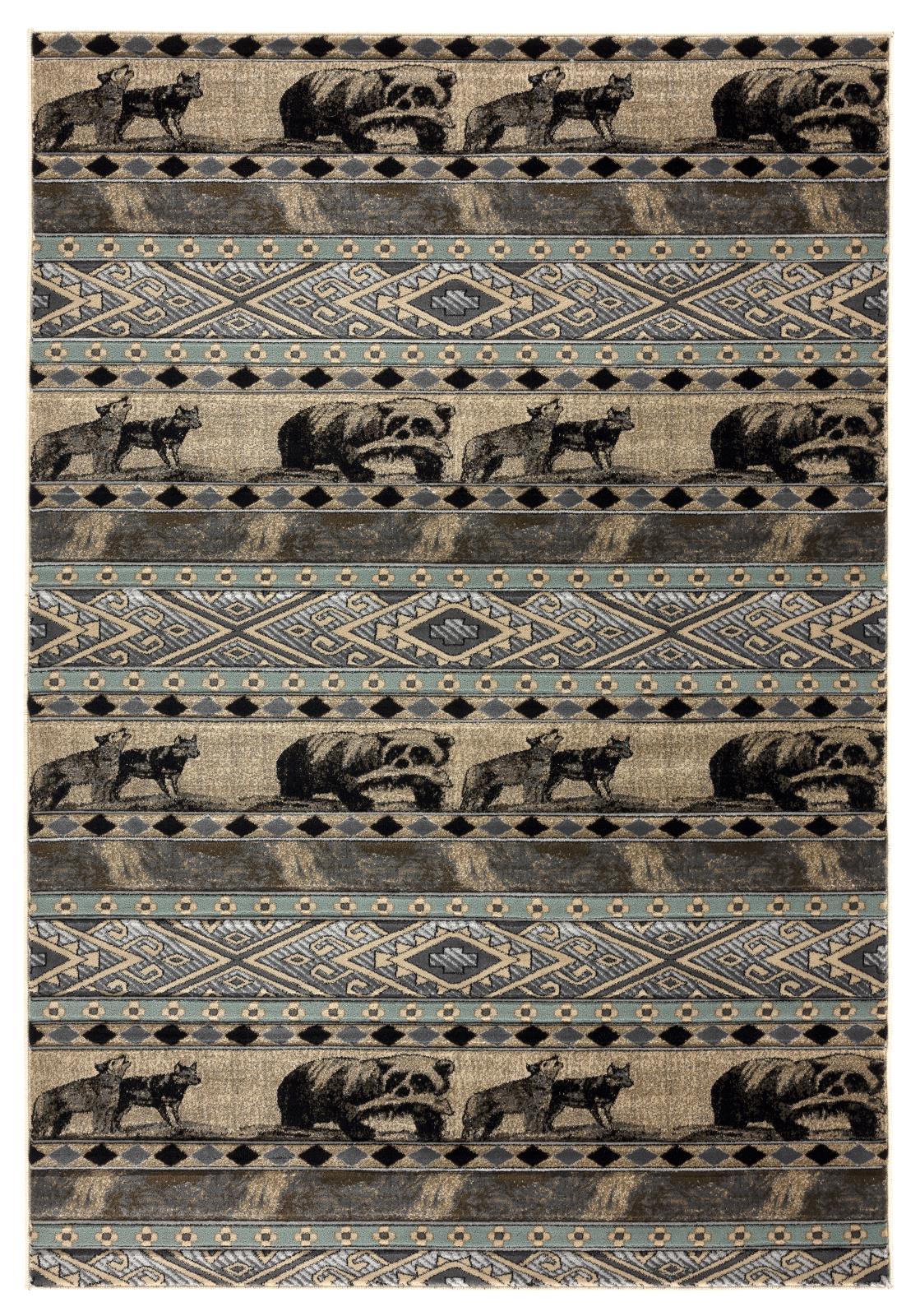 Wildlife WL19 Multicolor Area Rug