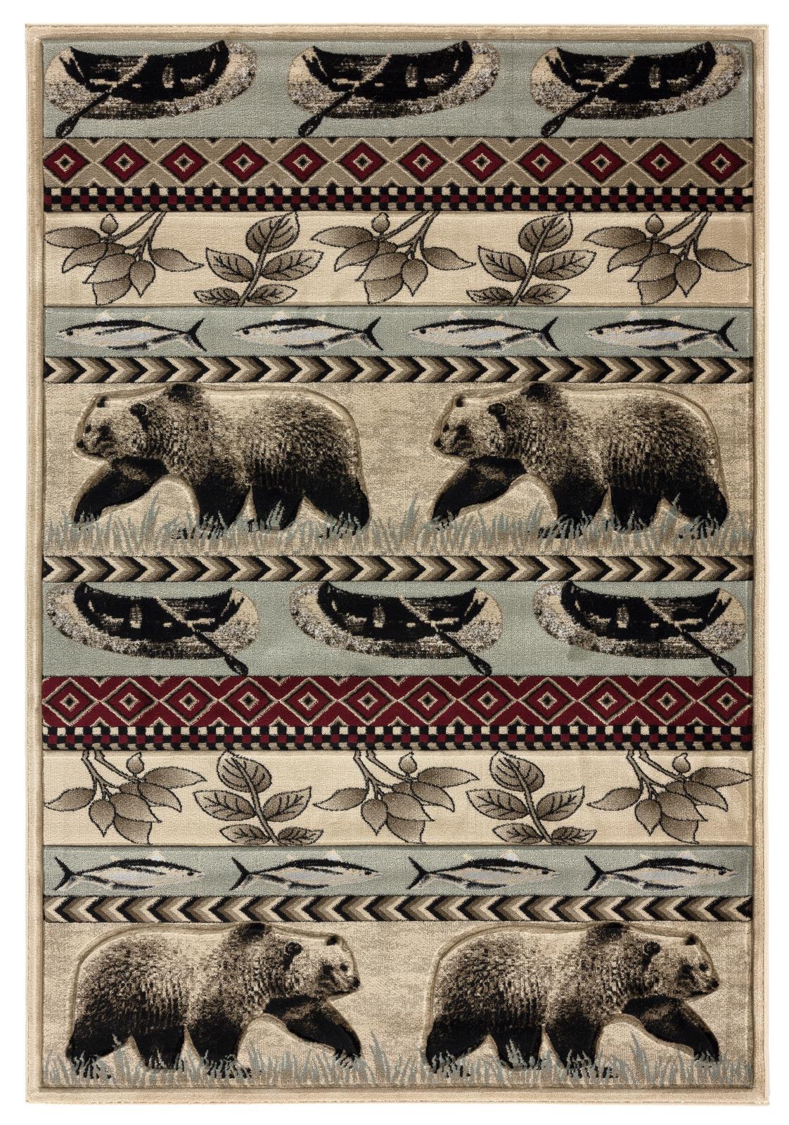 Wildlife WL20 Multicolor Area Rug
