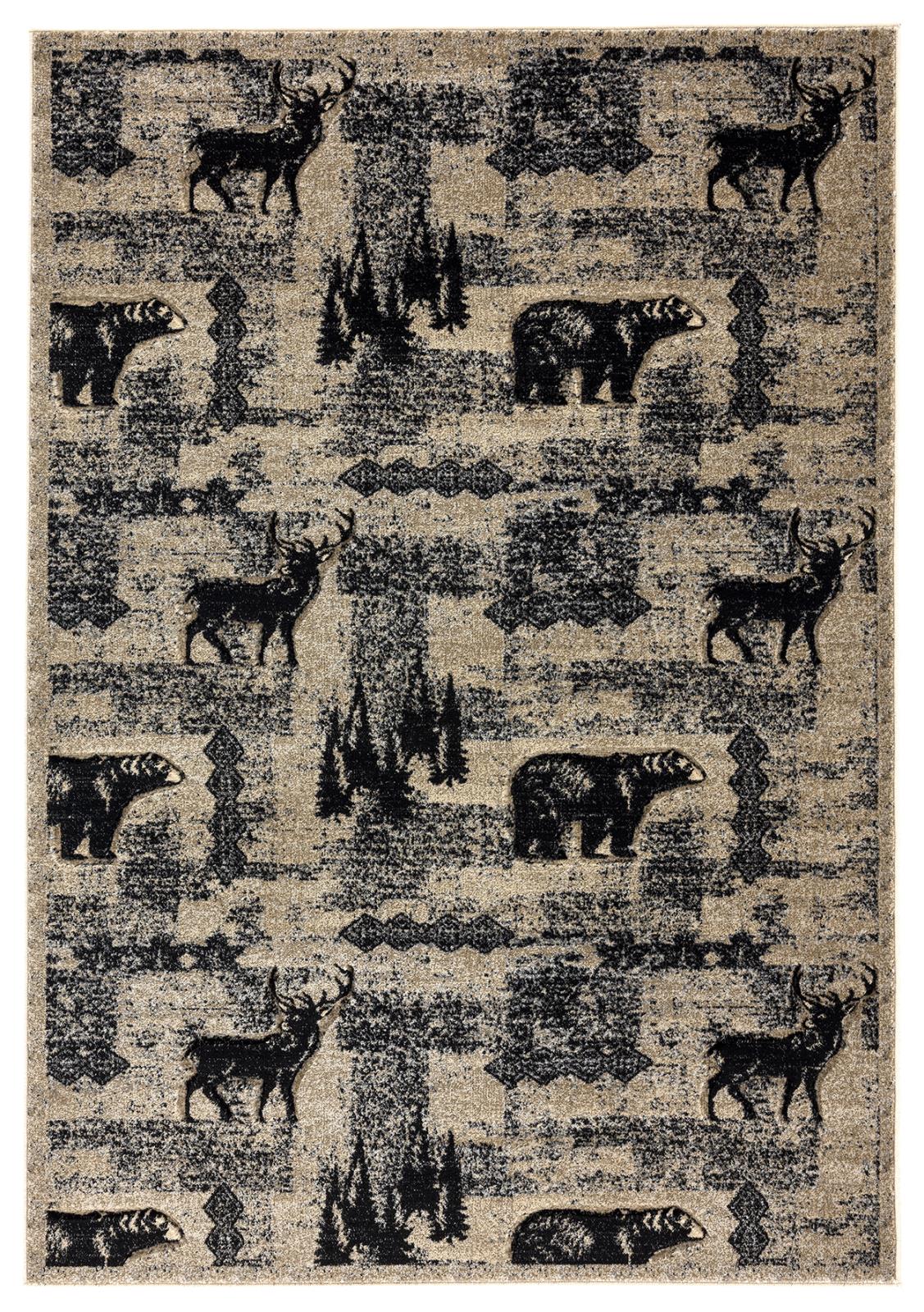 Wildlife WL22 Beige Area Rug