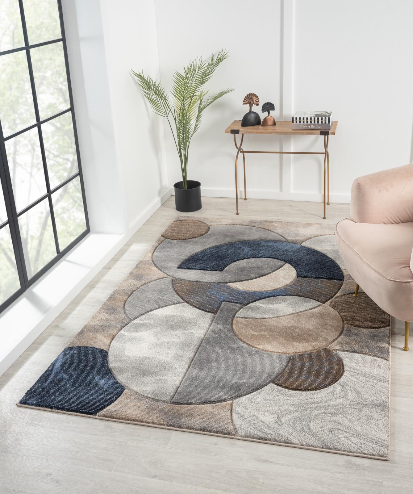 Alexia AX02 Brown Area Rug — view 2