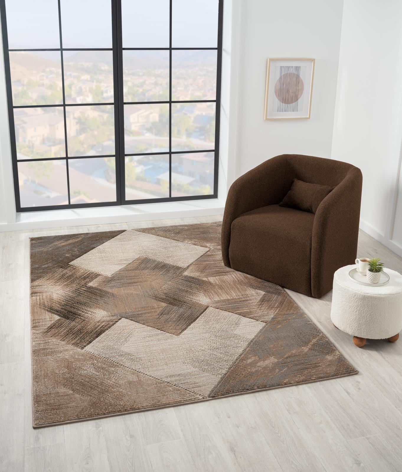 Alexia AX04 Brown Area Rug — view 2