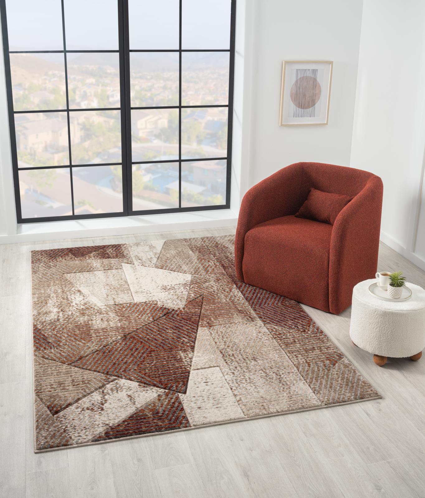 Alexia AX05 Tan Area Rug — view 2