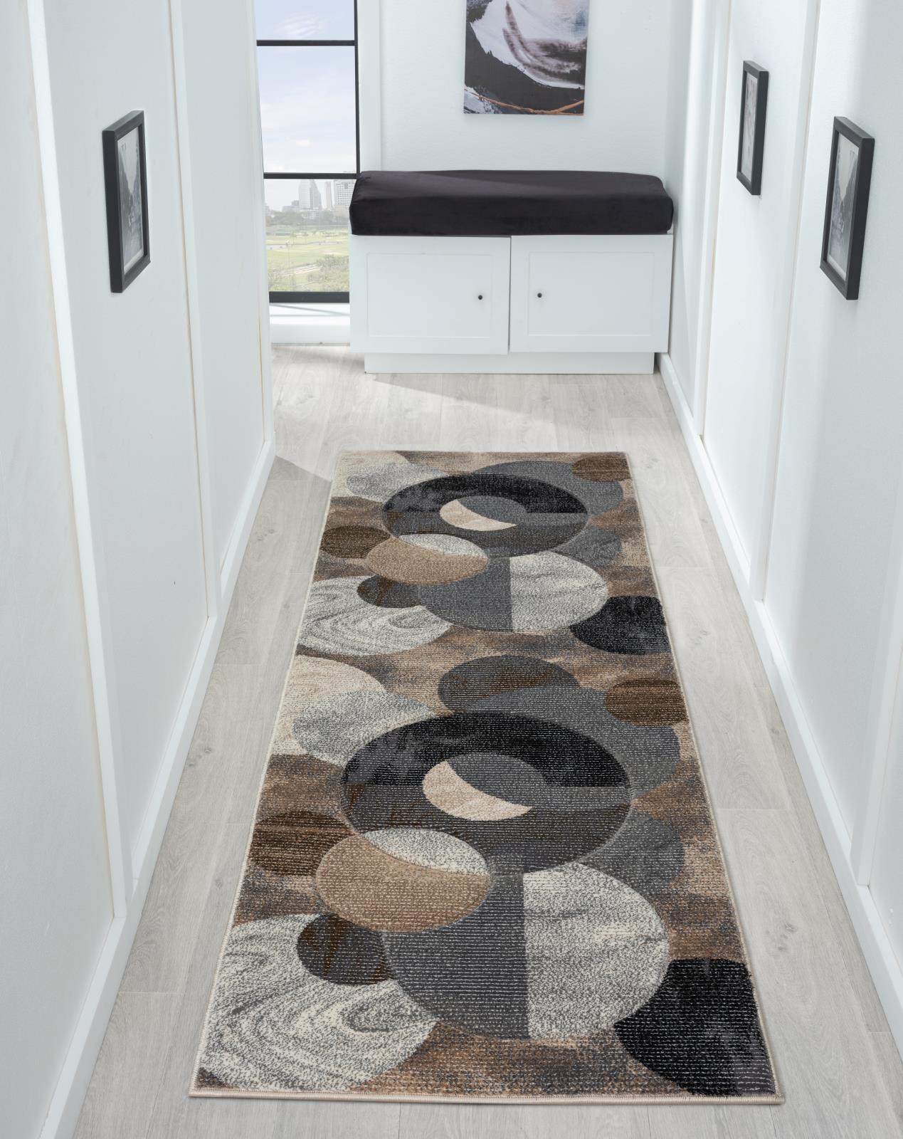 Alexia AX01 Brown Area Rug — view 3