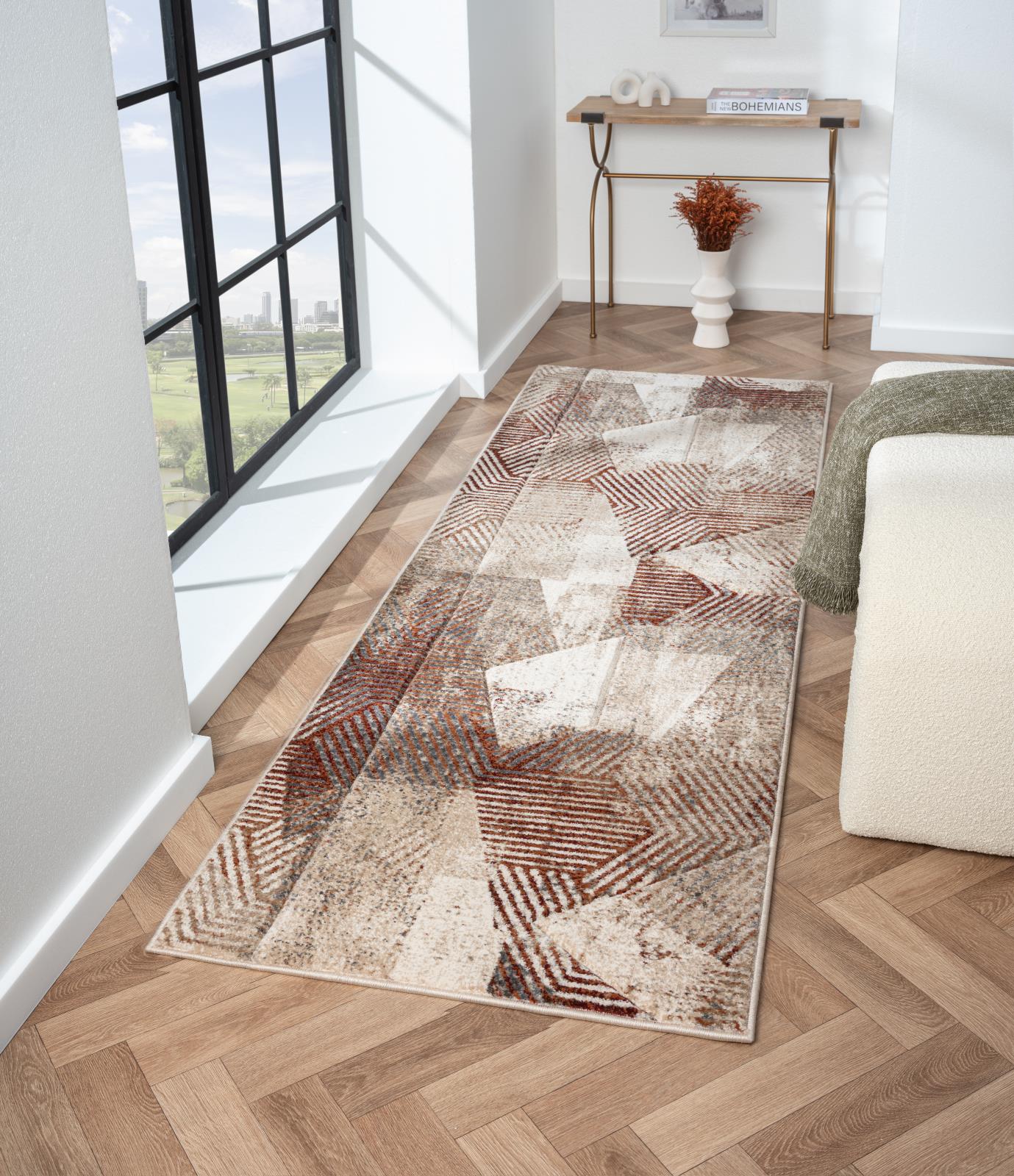 Alexia AX05 Tan Area Rug — view 3