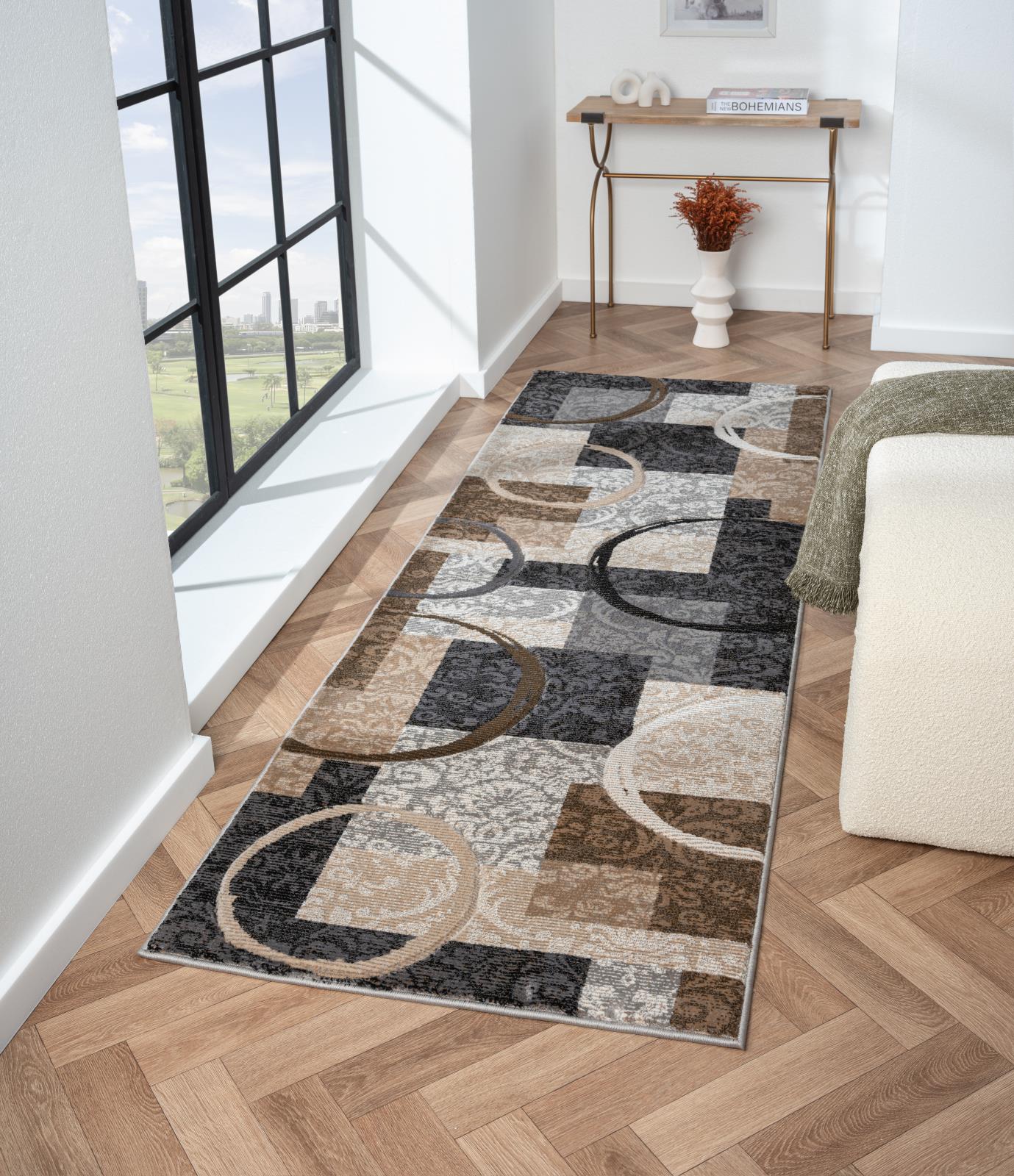Alexia AX06 Black Area Rug — view 3