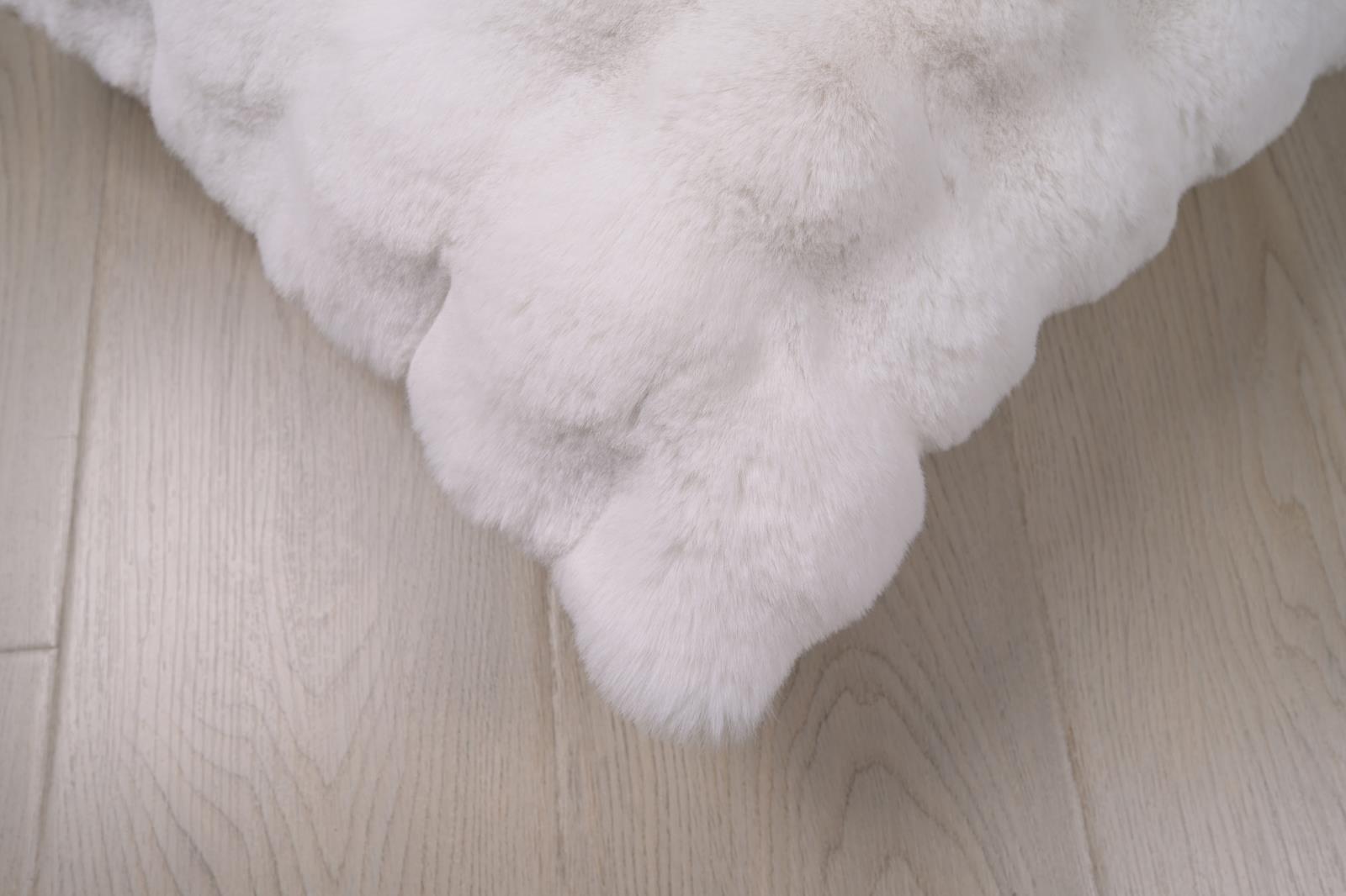 Valencia Fur VF03P White Accent Pillow — view 4