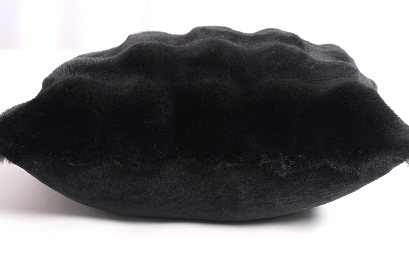 Valencia Fur VF04P Black Accent Pillow — view 6