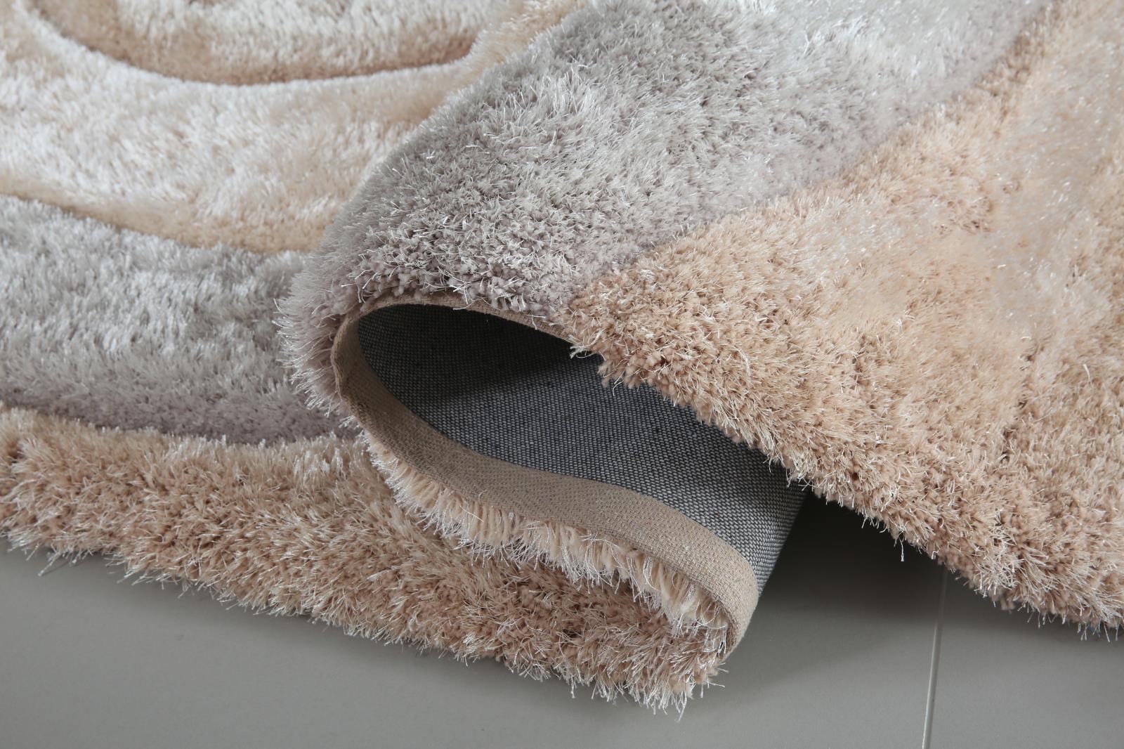 Mateos MS64 Light Gray Shag Rug — view 2