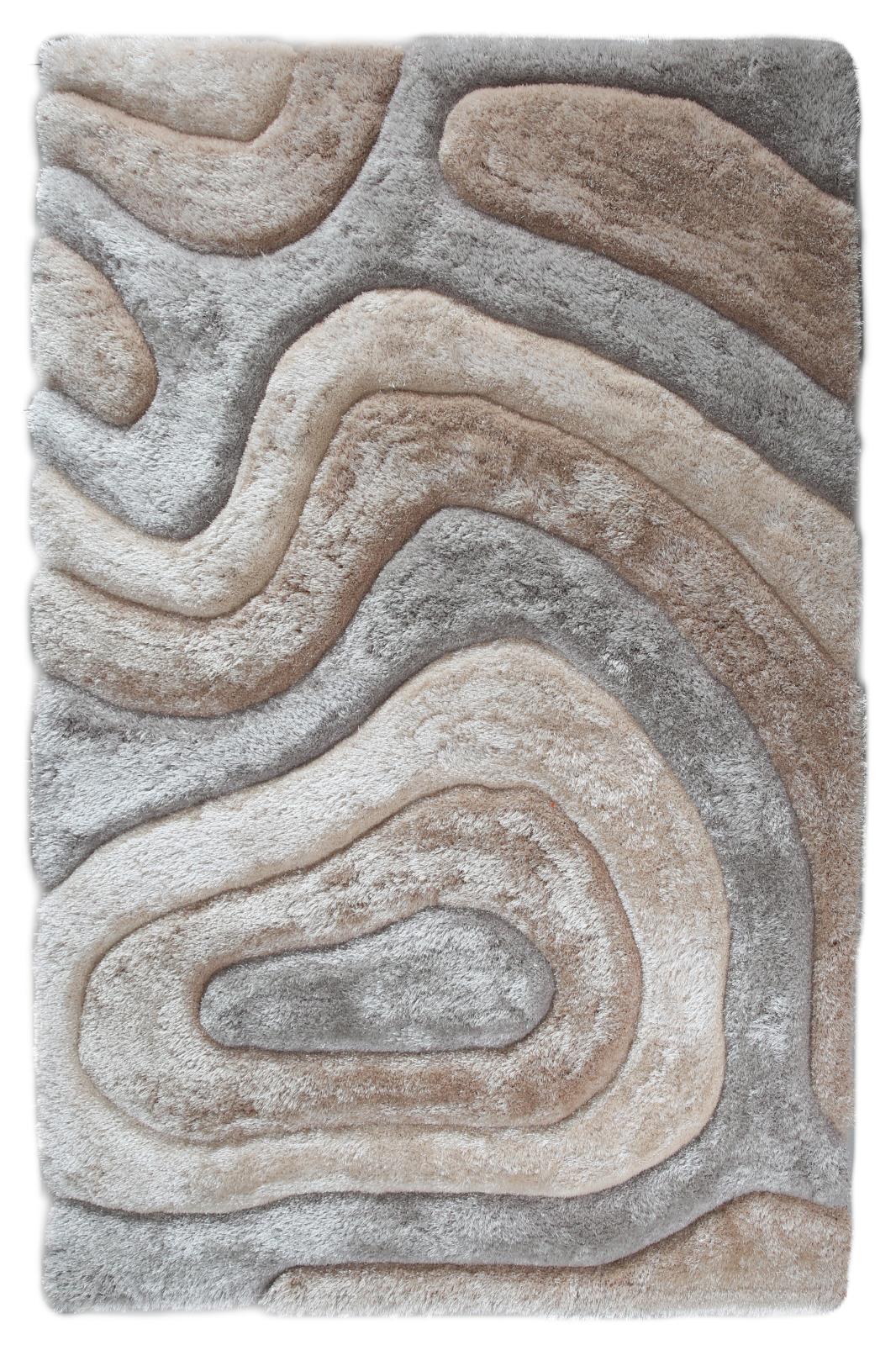 Mateos MS64 Light Gray Shag Rug — view 5