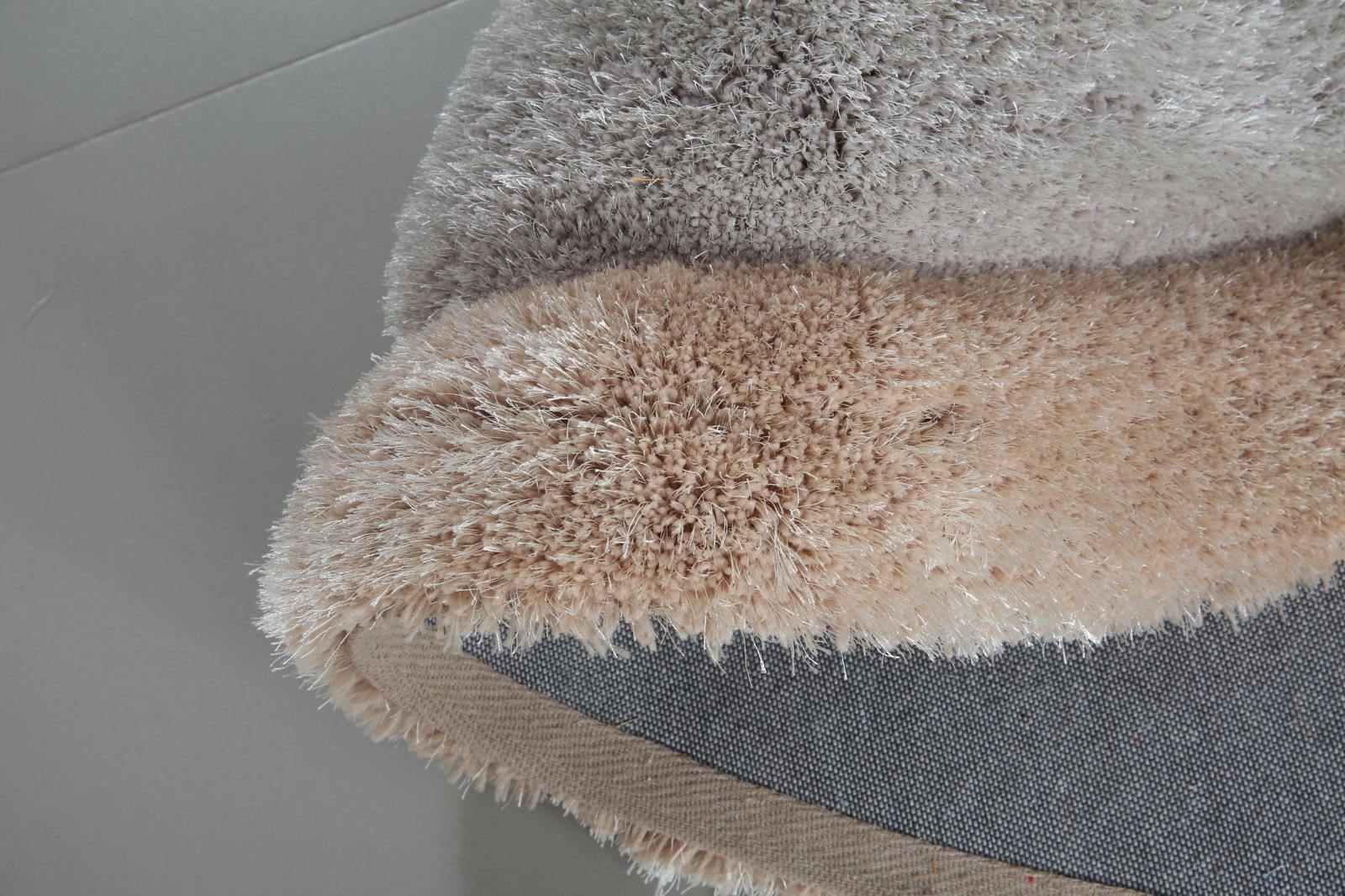 Mateos MS64 Light Gray Shag Rug — view 7