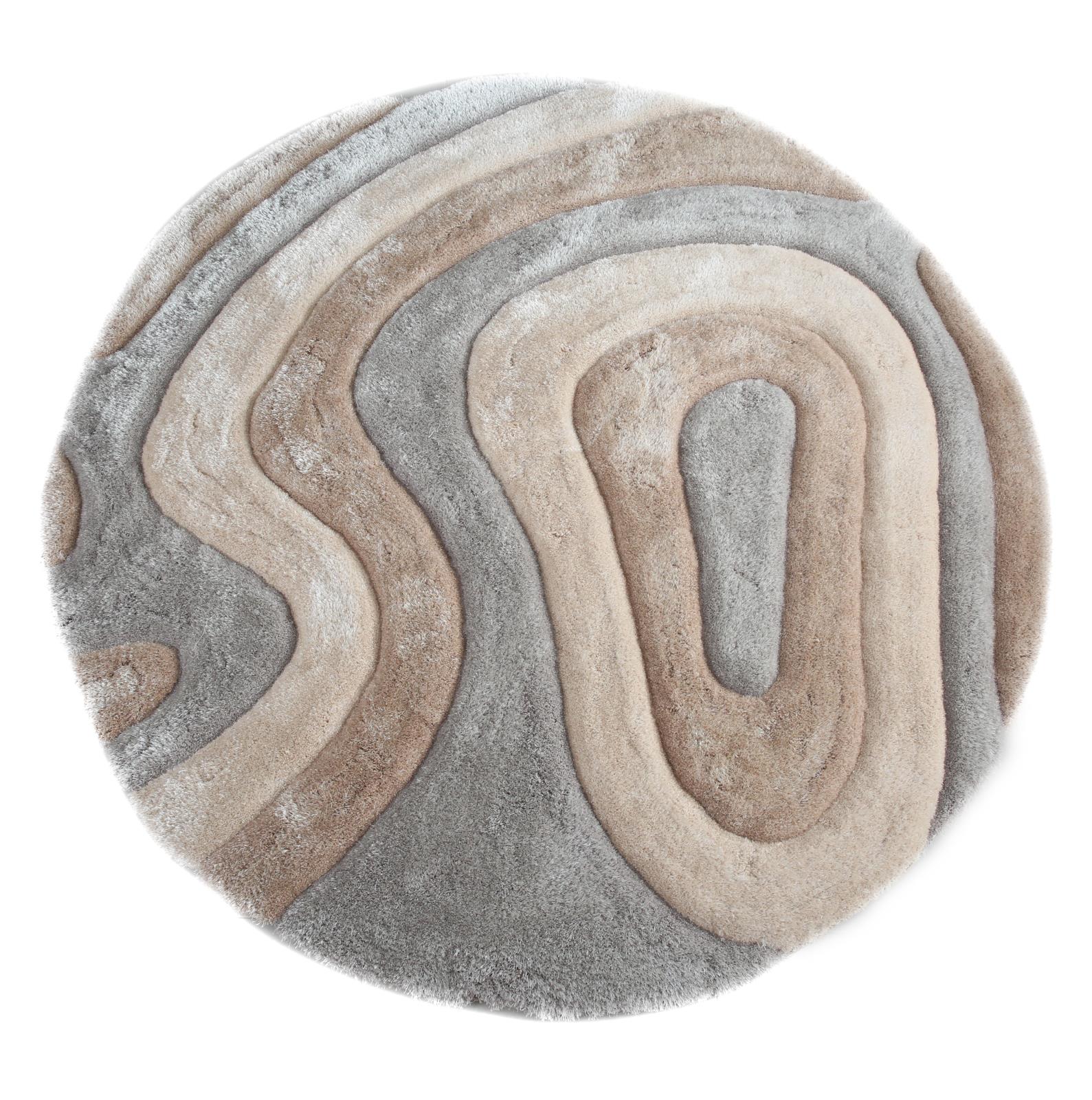 Mateos MS64 Light Gray Shag Rug — view 10