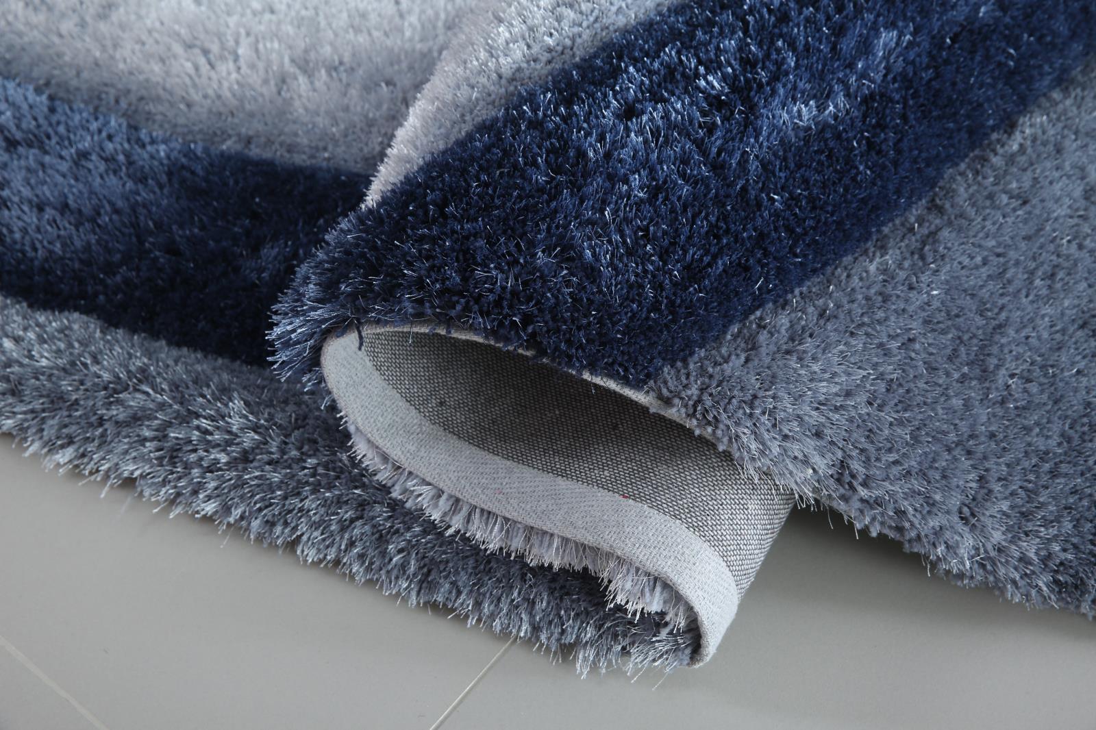 Mateos MS65 Silver Gray Shag Rug — view 2